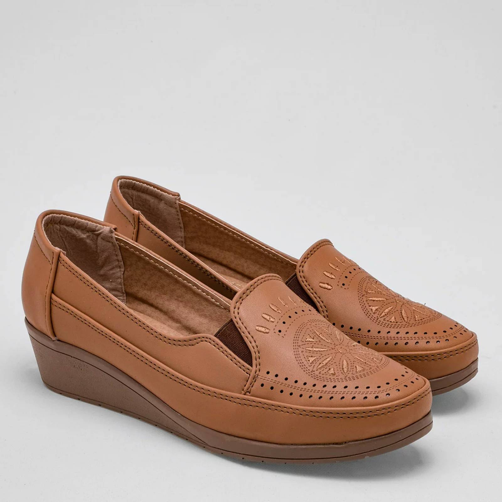 PLATAFORMA CERRADA Rumores 1970 Color CAMEL PARA Mujer Tx7