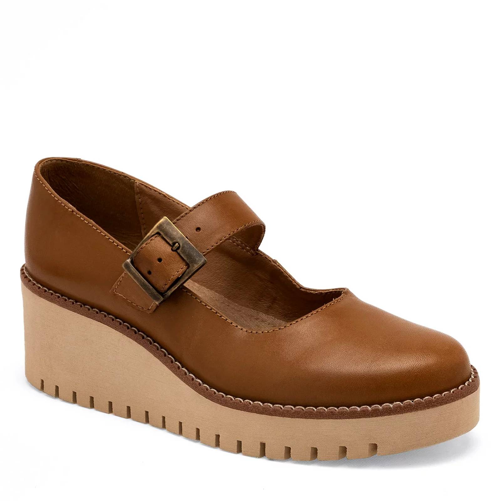 PLATAFORMA CERRADA Seducta 511 Color CAMEL PARA Mujer Tx7