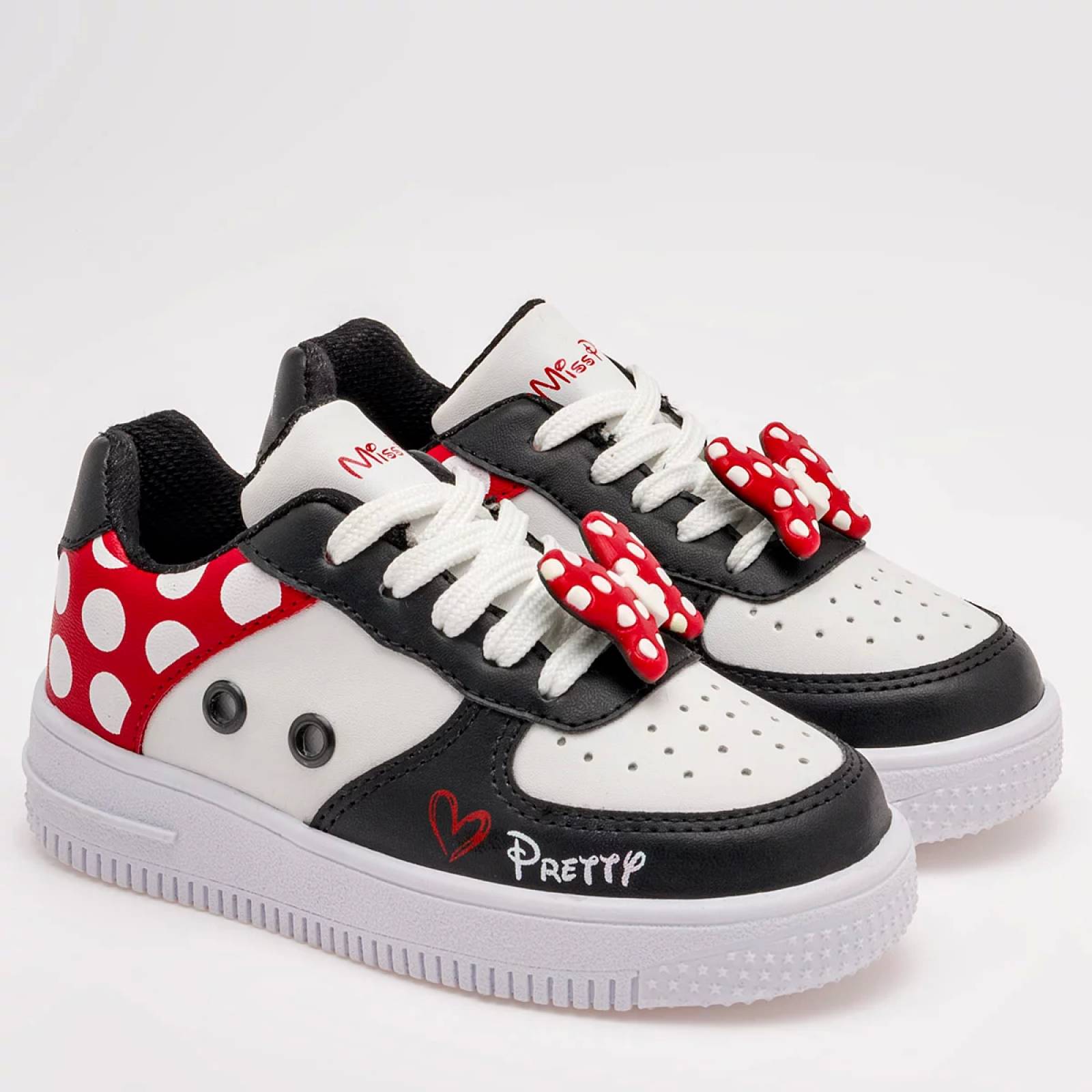 TENIS MINNIE MOUSE Miss pink AUSTRIA Color Blanco PARA Niña Tx7