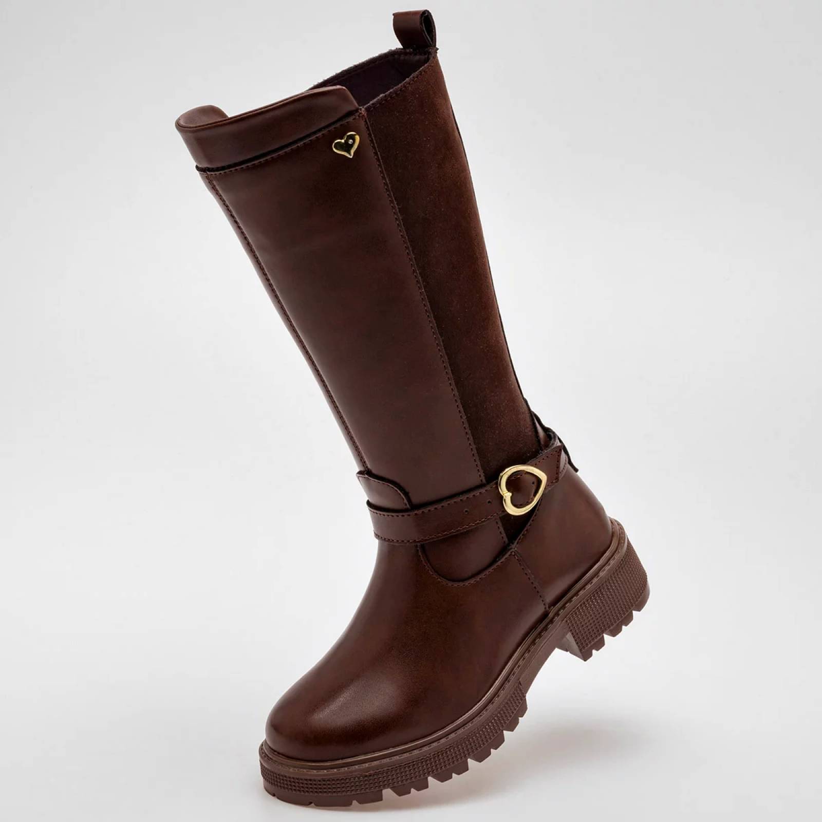 BOTA CON HEBILLA ENSUEÑO 159295 Color Cafe PARA Niña Tx7