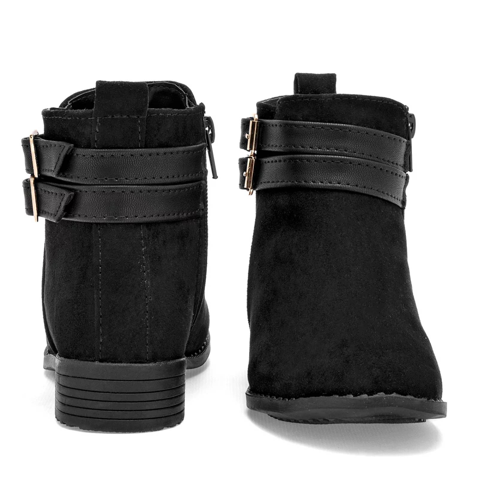 BOTIN GAMUZA Celex 5156 Color Negro PARA Niña Tx7