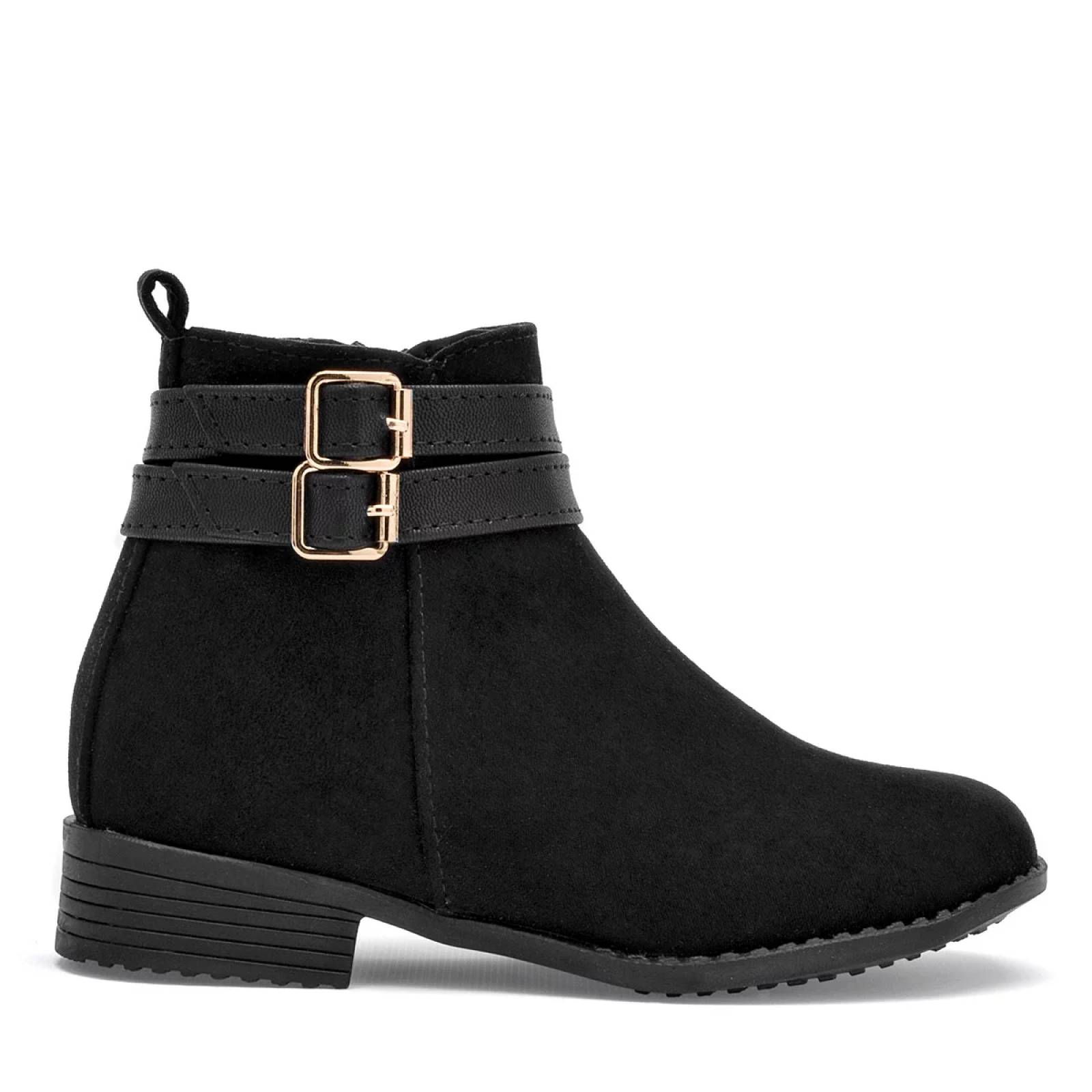 BOTIN GAMUZA Celex 5156 Color Negro PARA Niña Tx7