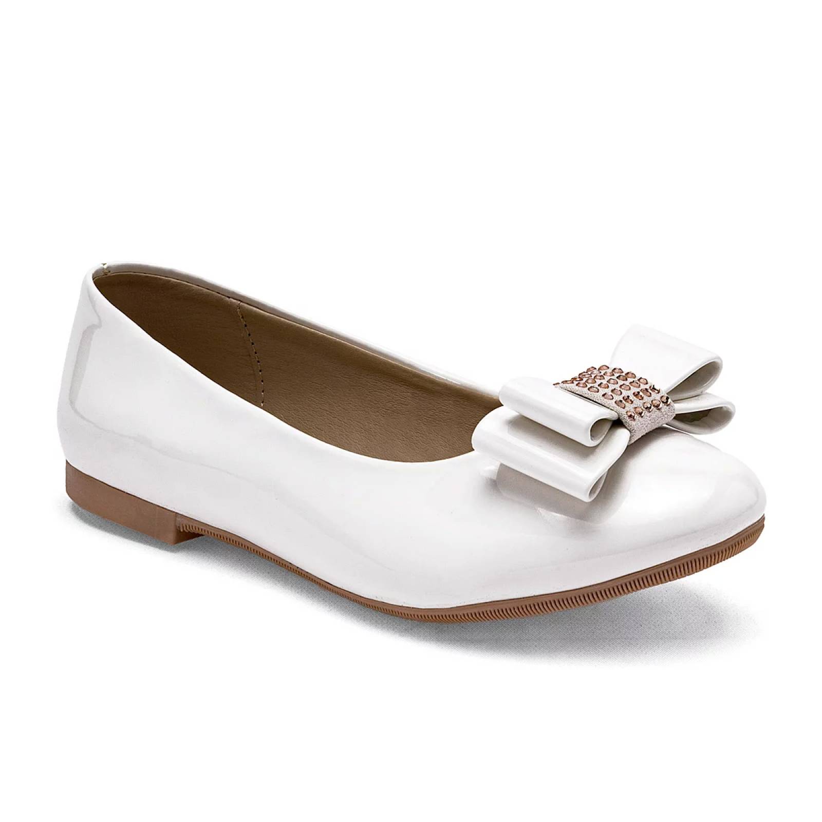 FLATS CON MOÑO Been class 17365 Color Blanco PARA Niña Tx7