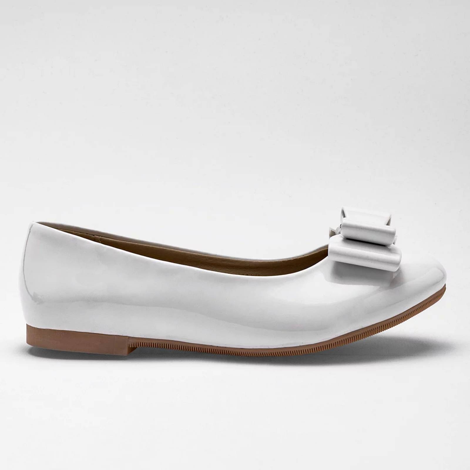FLATS CON MOÑO Been class 17365 Color Blanco PARA Niña Tx7