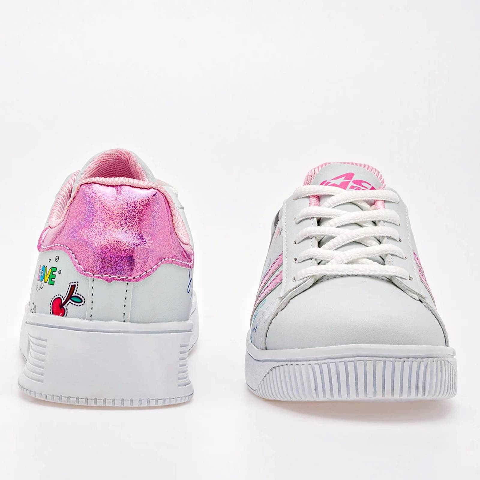 TENIS Space boys 054 Color Blanco PARA Niña Tx7