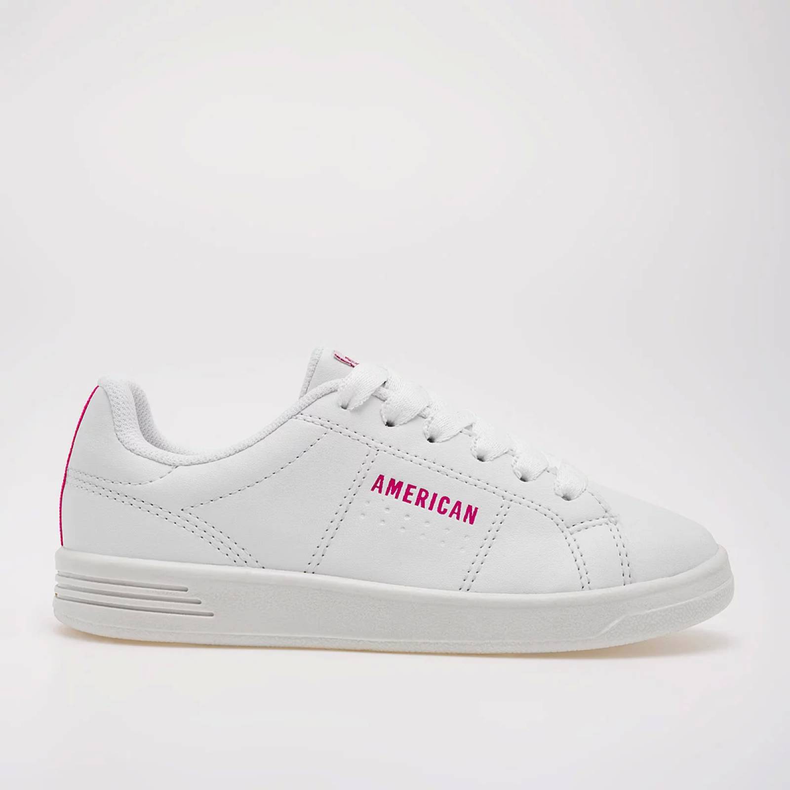 TENIS ESCOLAR UNISEX American fire 7085 Color Blanco PARA Niña Tx7