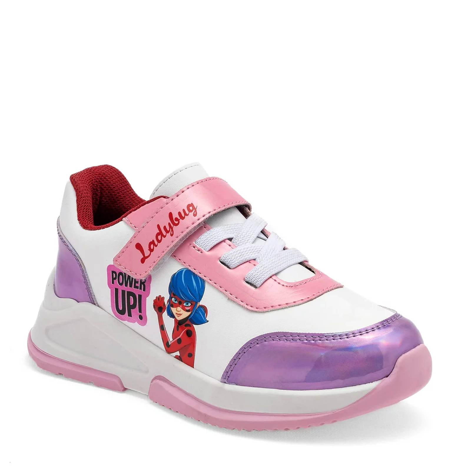 TENIS LADY BUG Licencias yuyin LB3111 Color Blanco PARA Niña Tx7