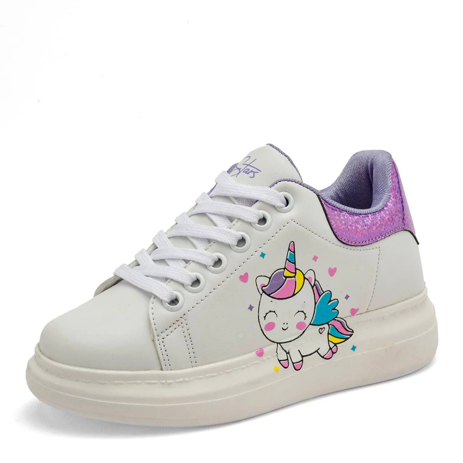 Tenis hot sale feminino unicornio