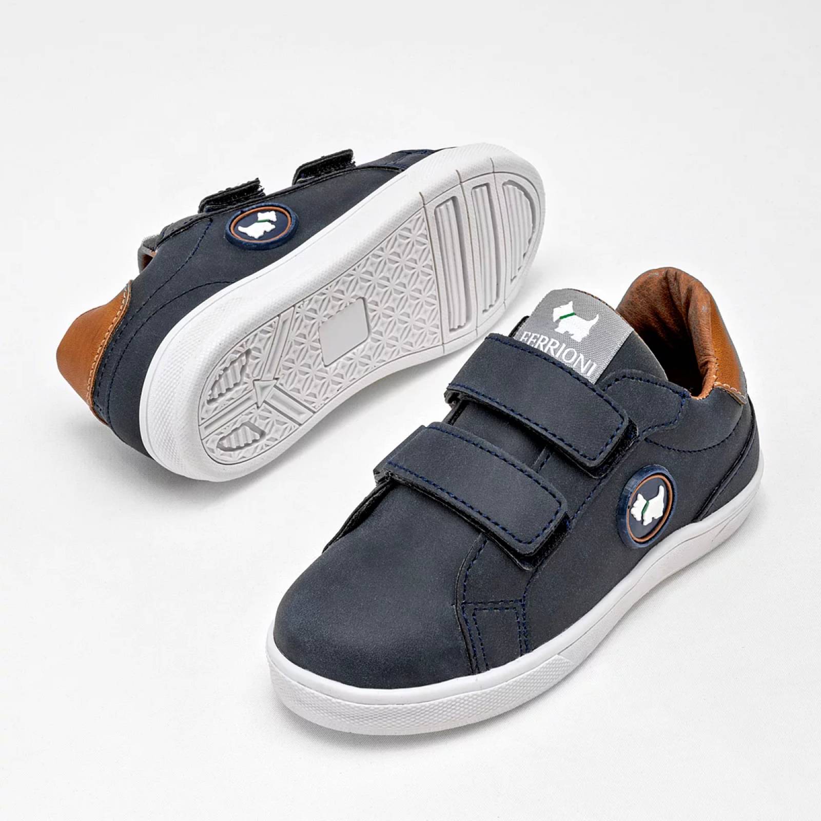 ZAPATO CASUAL Ferrioni F1300603 Color Marino PARA Niño Tx7