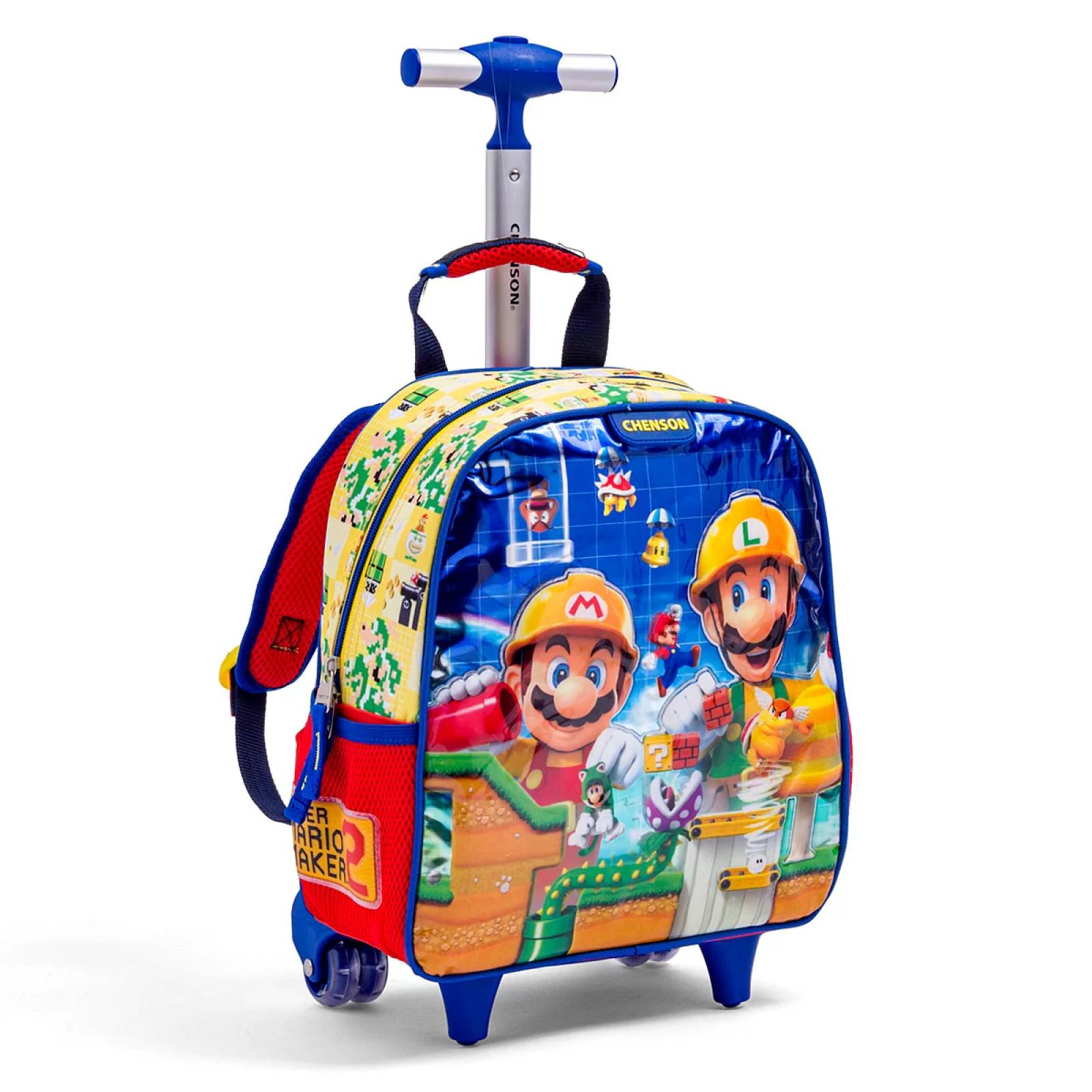 MOCHILA CON RUEDAS MARIO BROS Chenson MB65382L Color Multicolor
