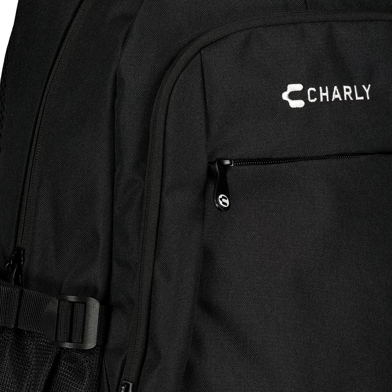 MOCHILA ESCOLAR Charly 8068114000 Color Negro PARA Unisex Tx7