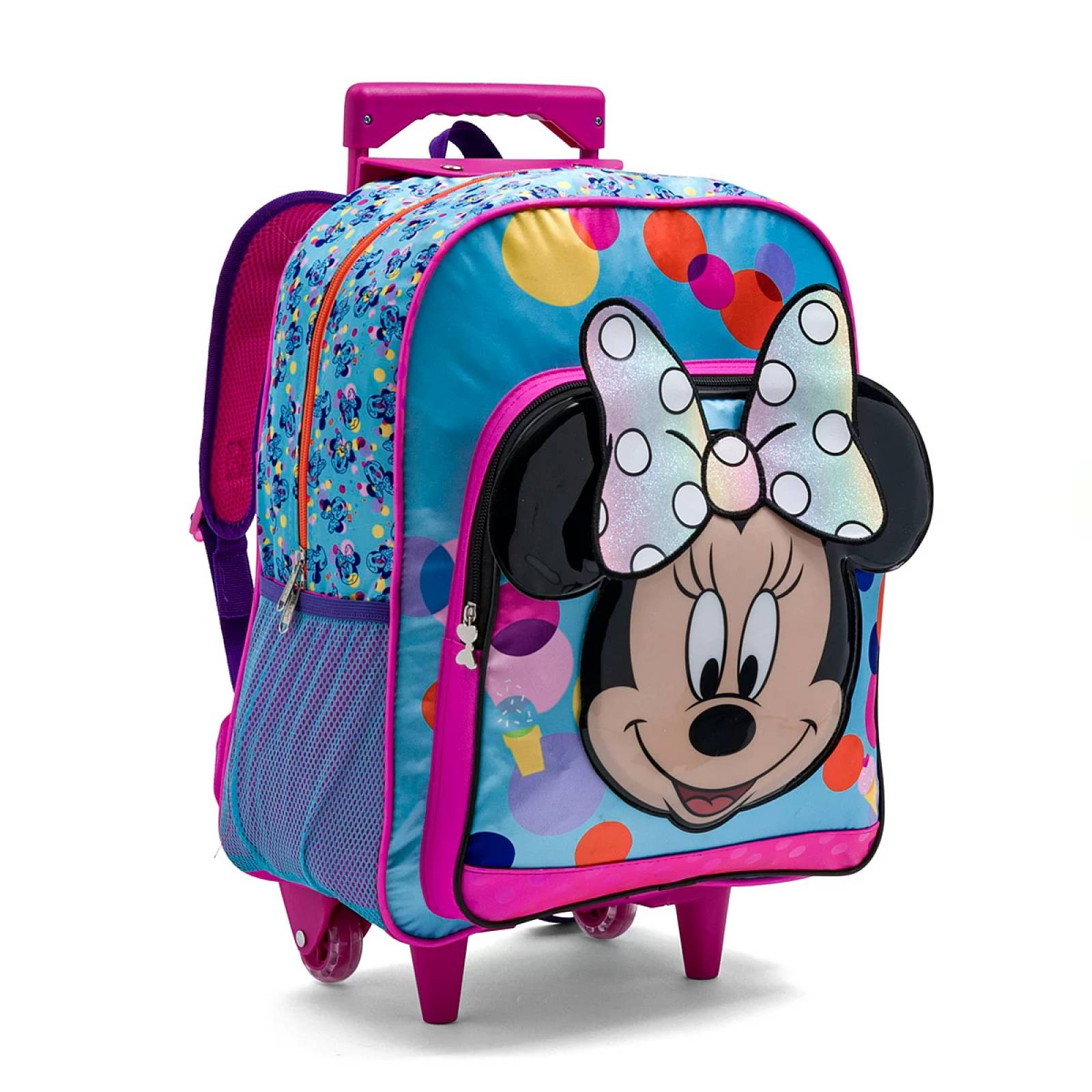 MOCHILA UNISEX CON RUEDAS MINNIE MOUSE Bolsas ruz 177288 Color Multicolor PARA Unisex Tx7
