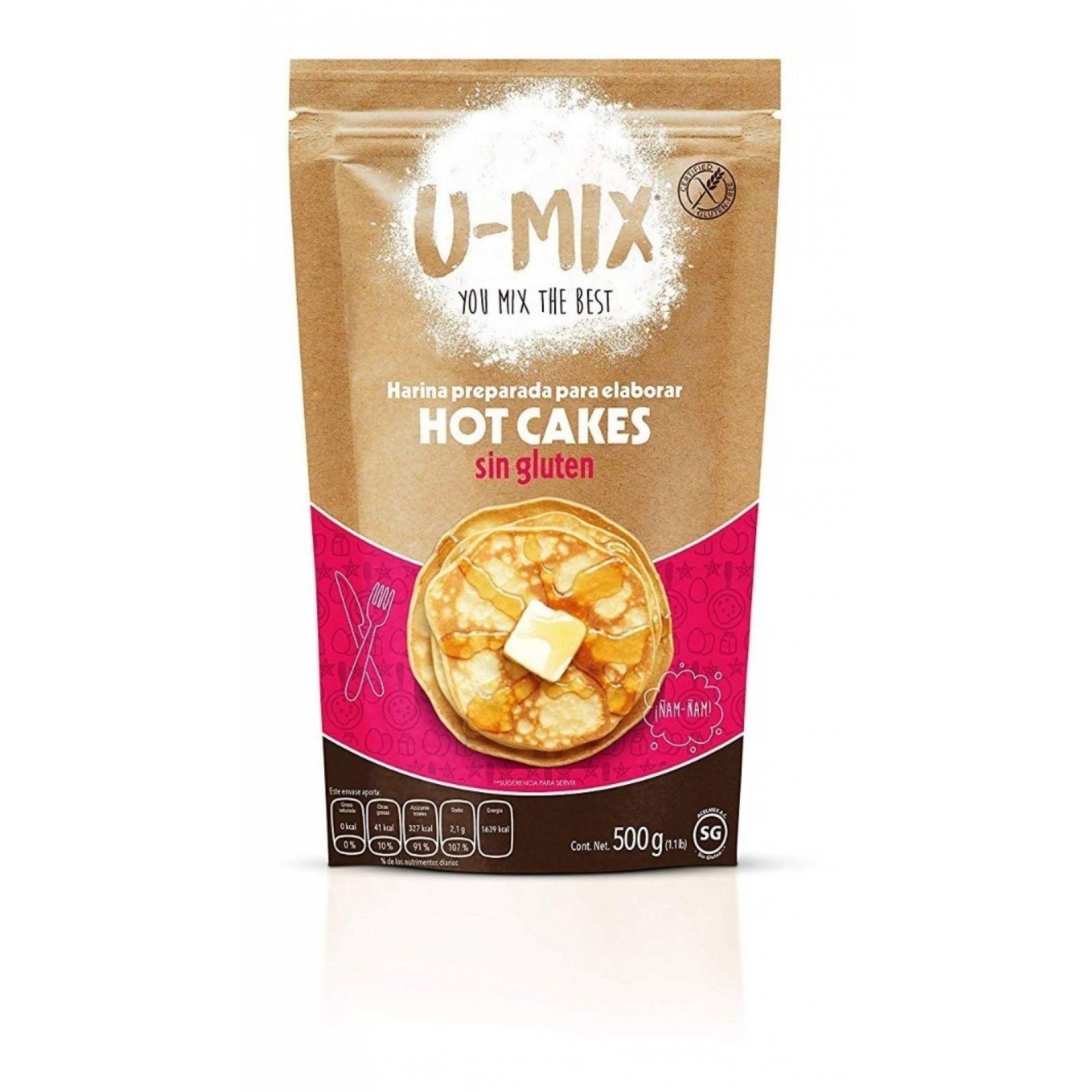 Harina Sin Gluten Para Hot Cakes Kosher 12x500g (6kg)