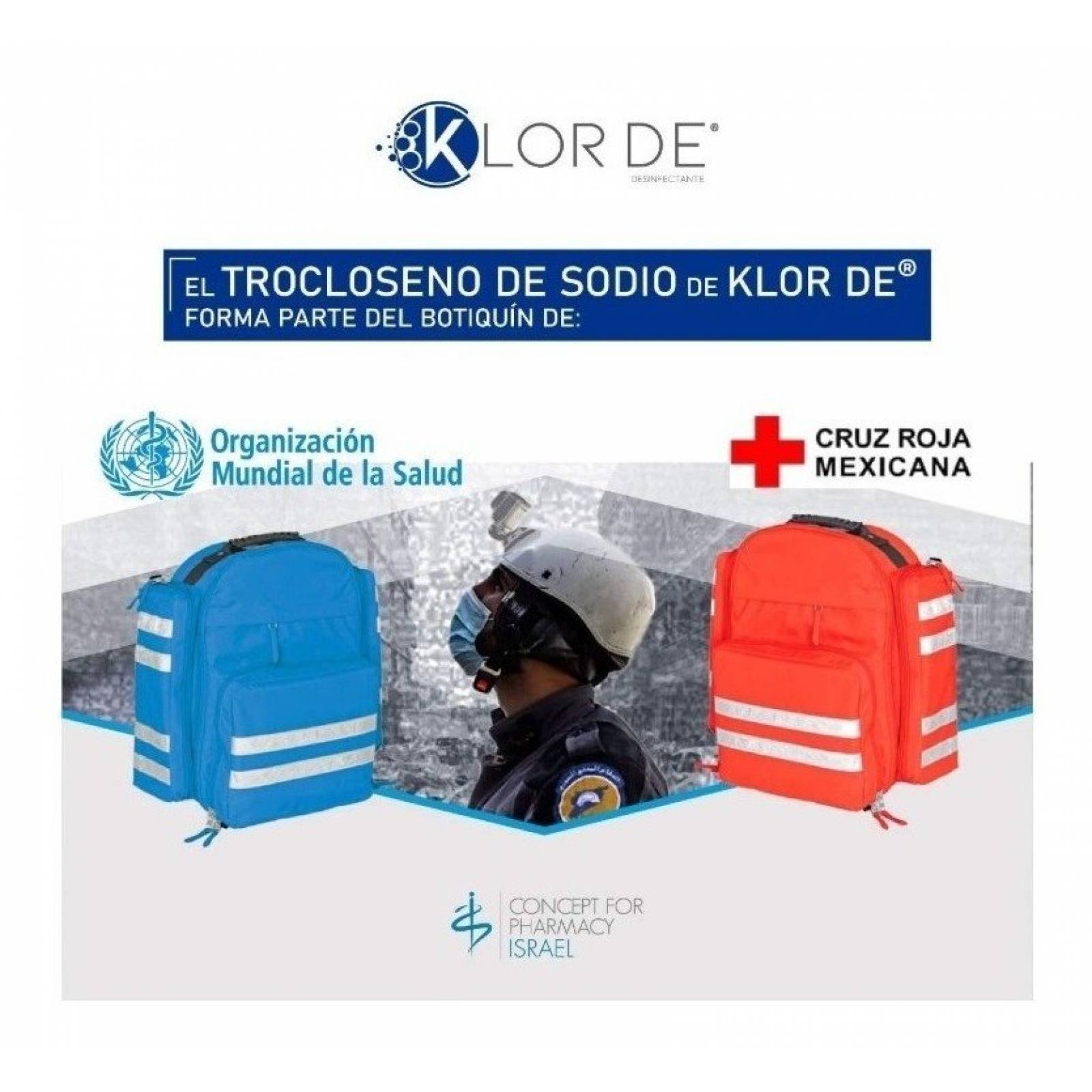 Desinfectante De Alto Nivel Para Superficies Klor de 10 Lt