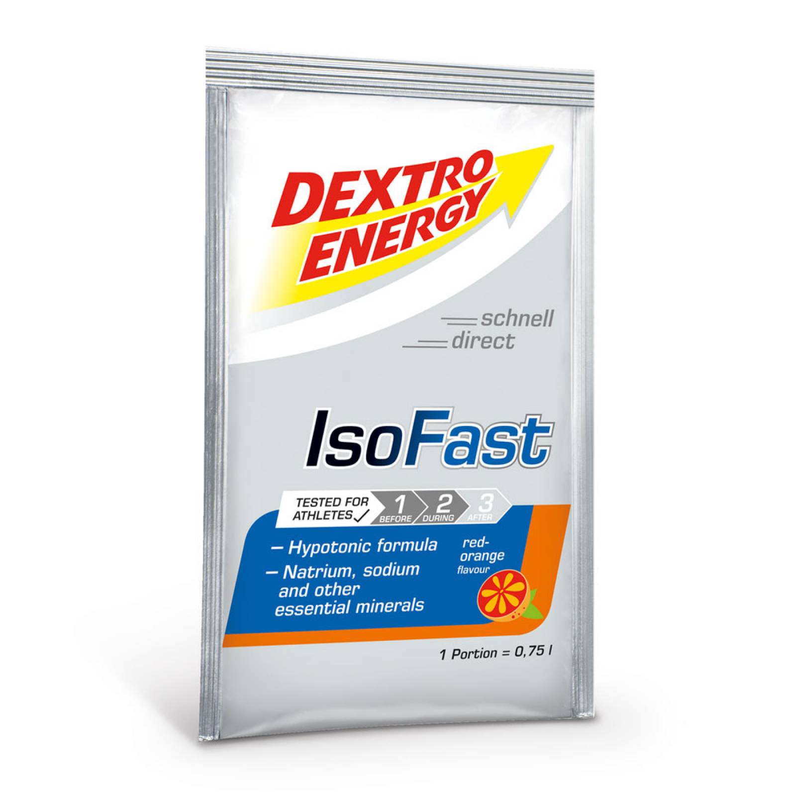 Dextro Energy Isofast Bebida Hipotonica Orange56g 12pz