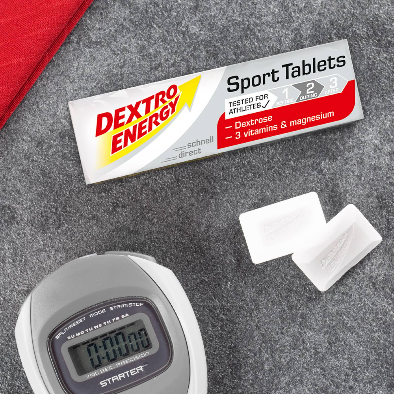 Dextro Energy Sport Tablets Pastilla De Dextrosa Duopack 12