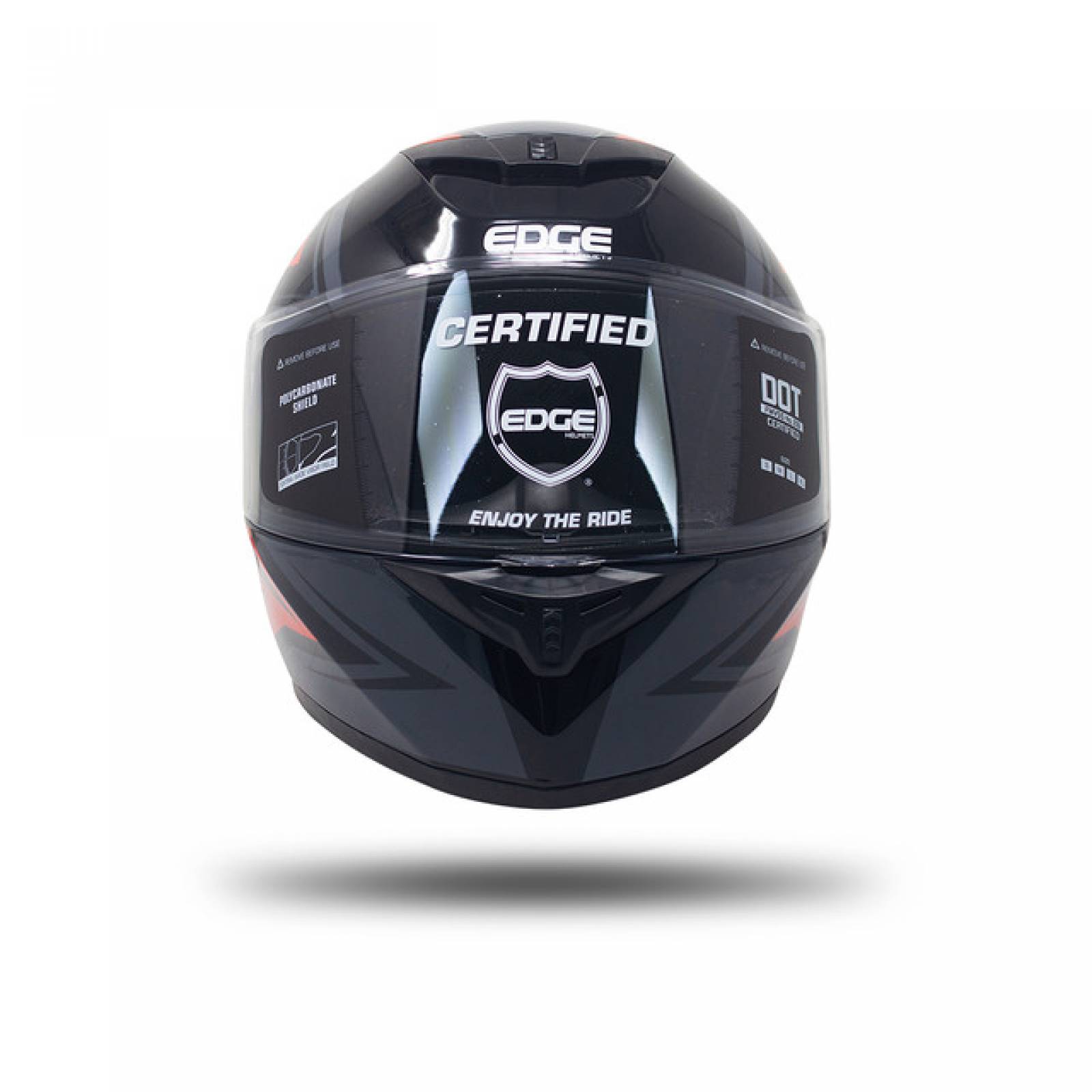 CASCO COMPLETO INTEGRAL EDGE SHOOK Cerrado Visor ANTIVAHO DOT