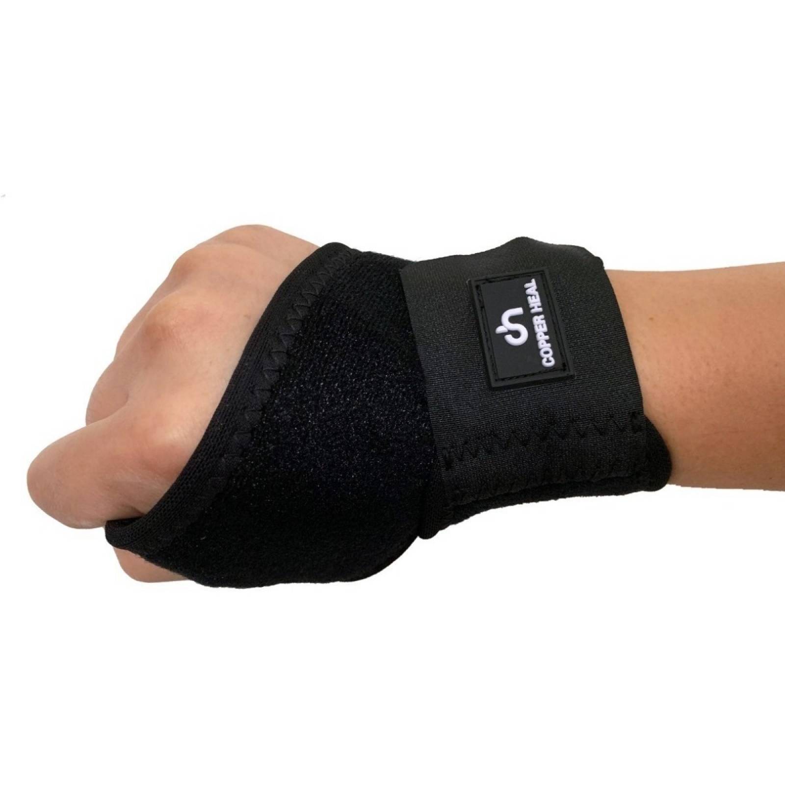 Copper Heal Banda Muñequera Ajustable Sirve Para Ambas Manos
