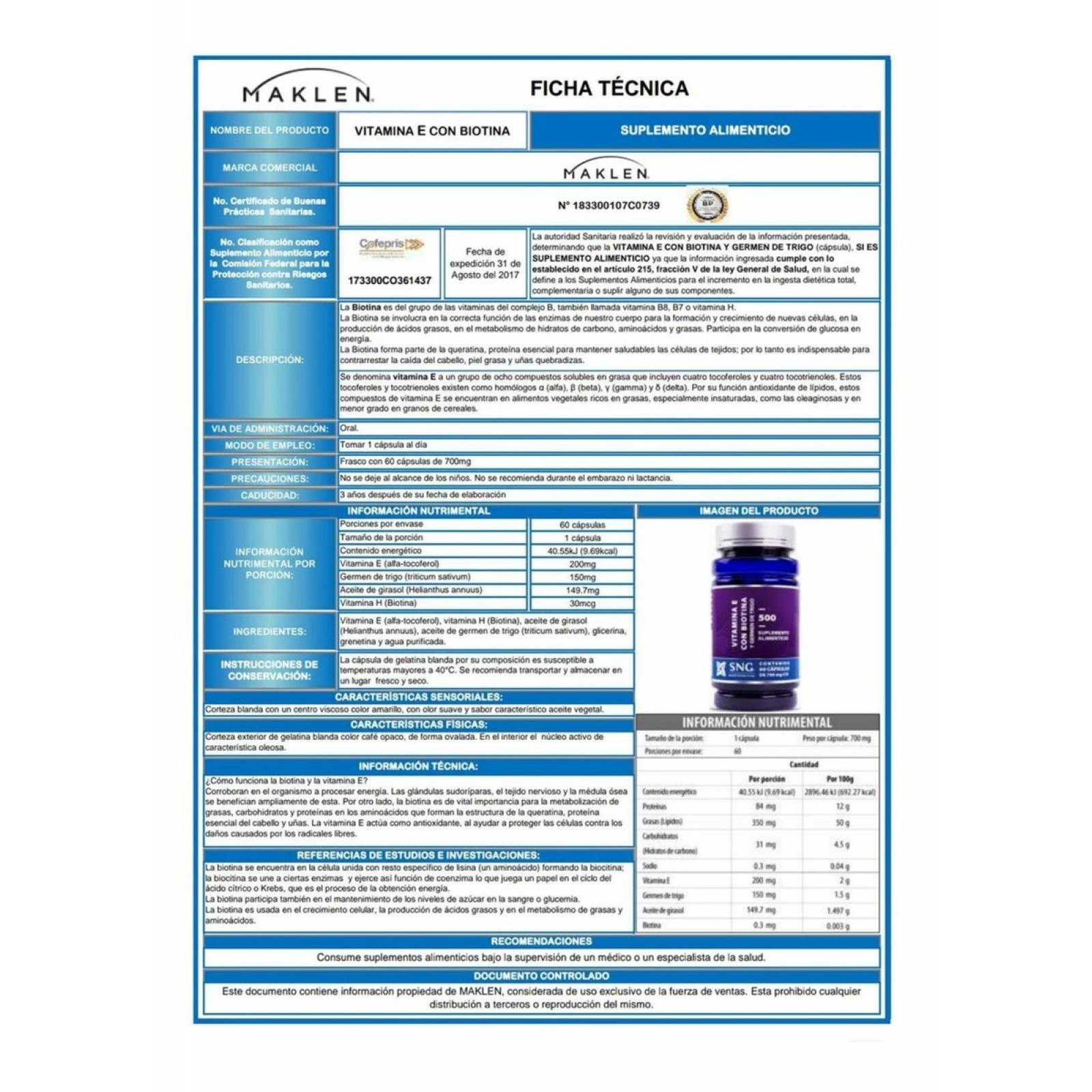 Tratamiento Shampoo De Bergamota Y Biotina 60 Capsulas   Kit
