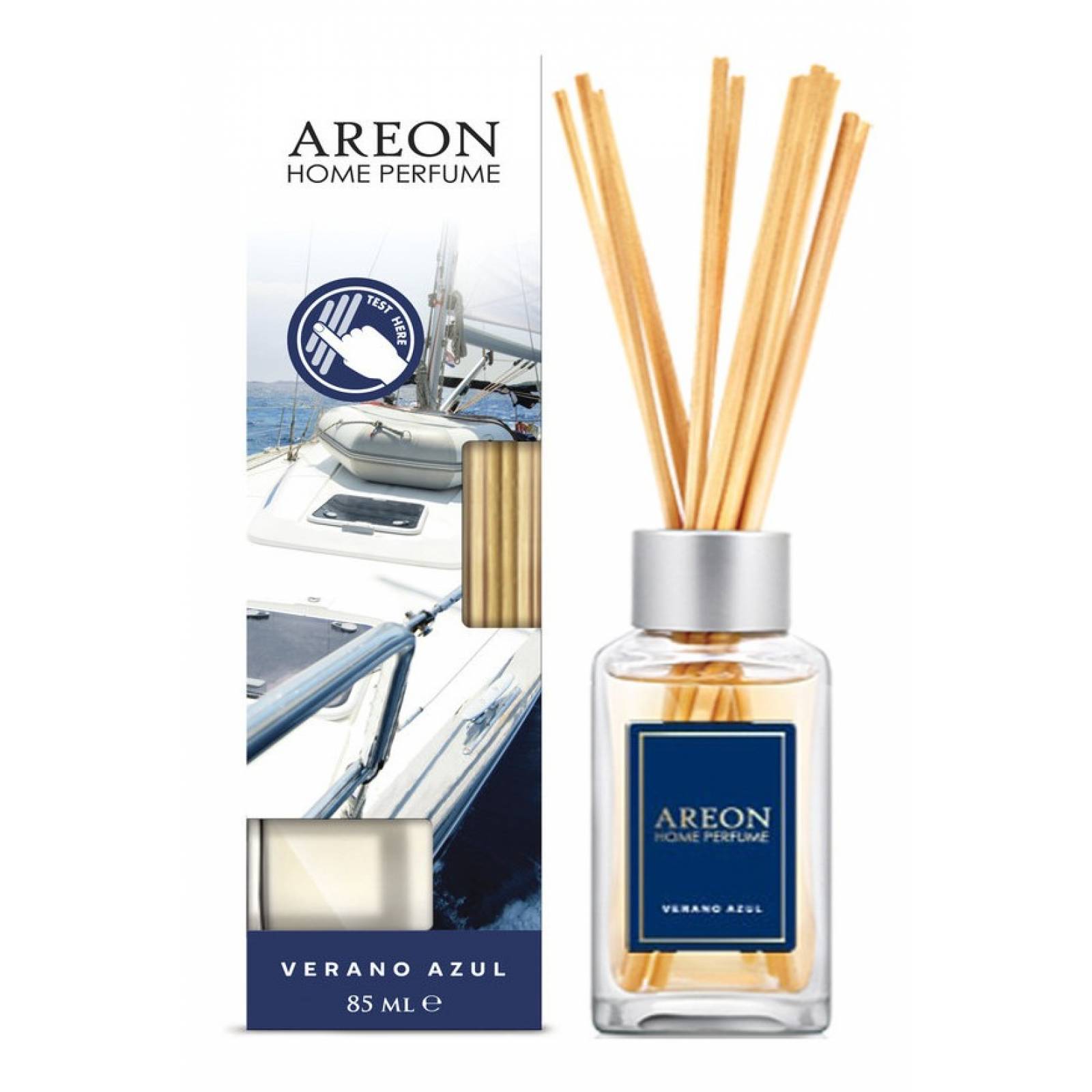 Difusor Areon Ambientador Varillas 85 Ml Aroma Verano Azul