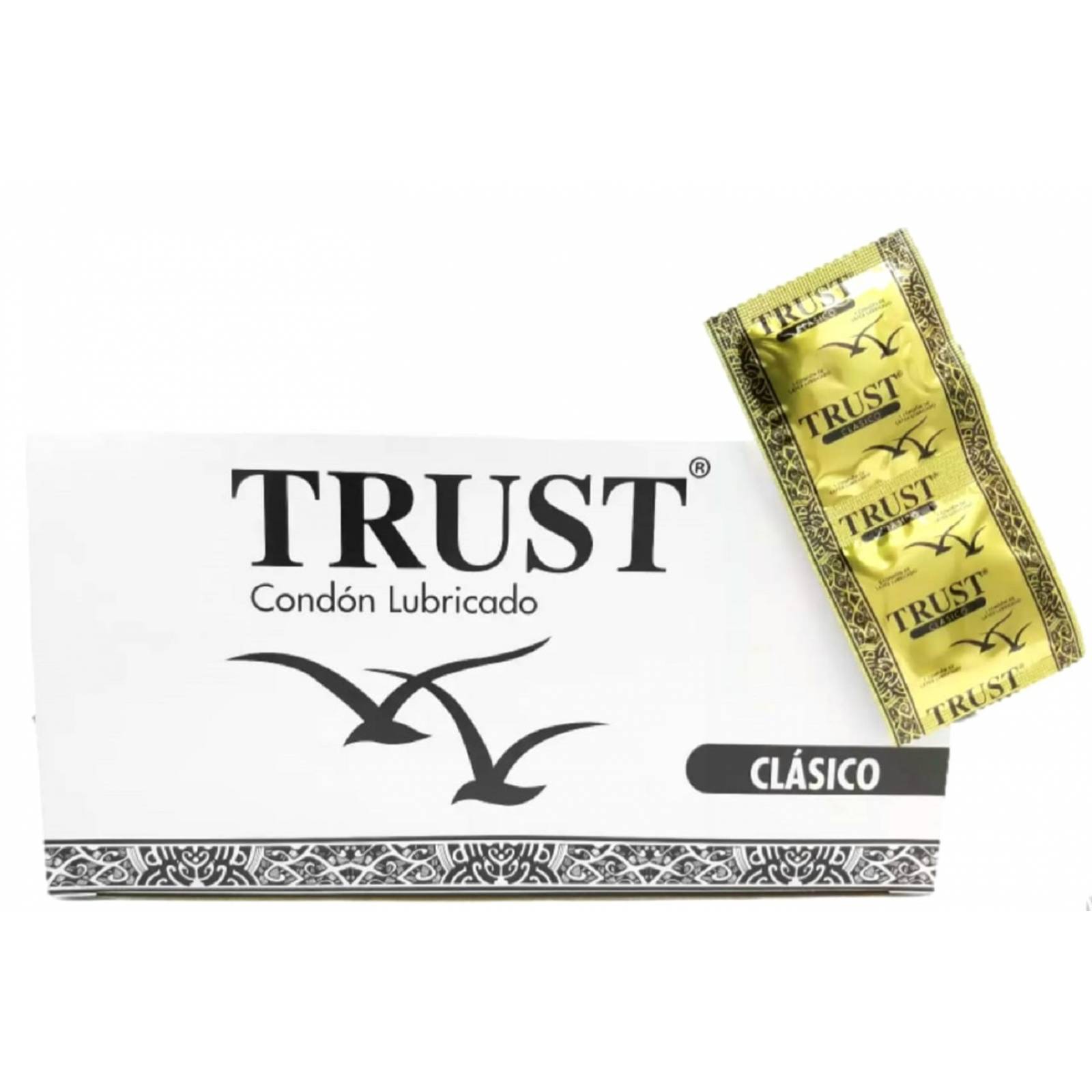 Preservativo latex Caja C100 Pzs Marca Trust