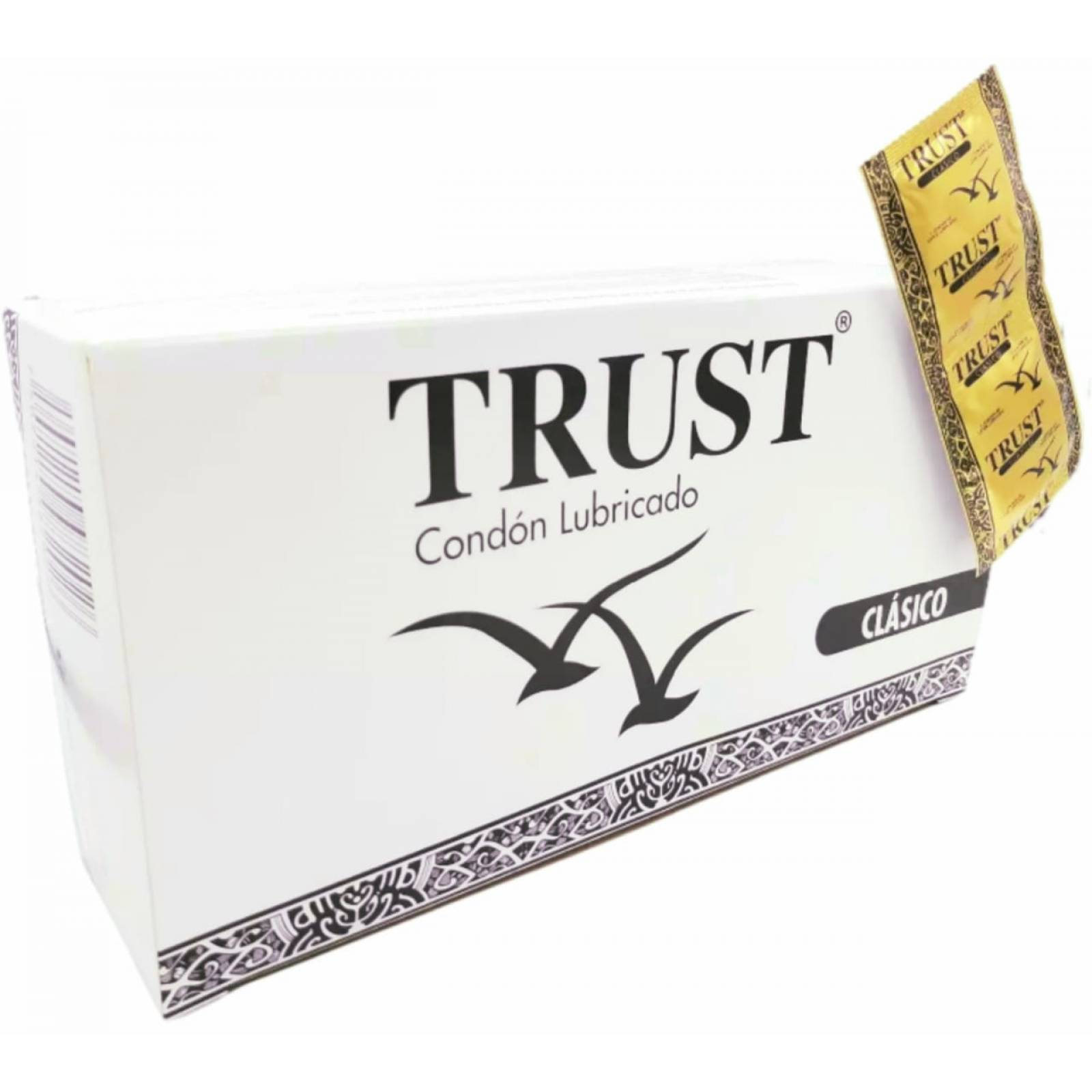 Preservativo latex Caja C100 Pzs Marca Trust