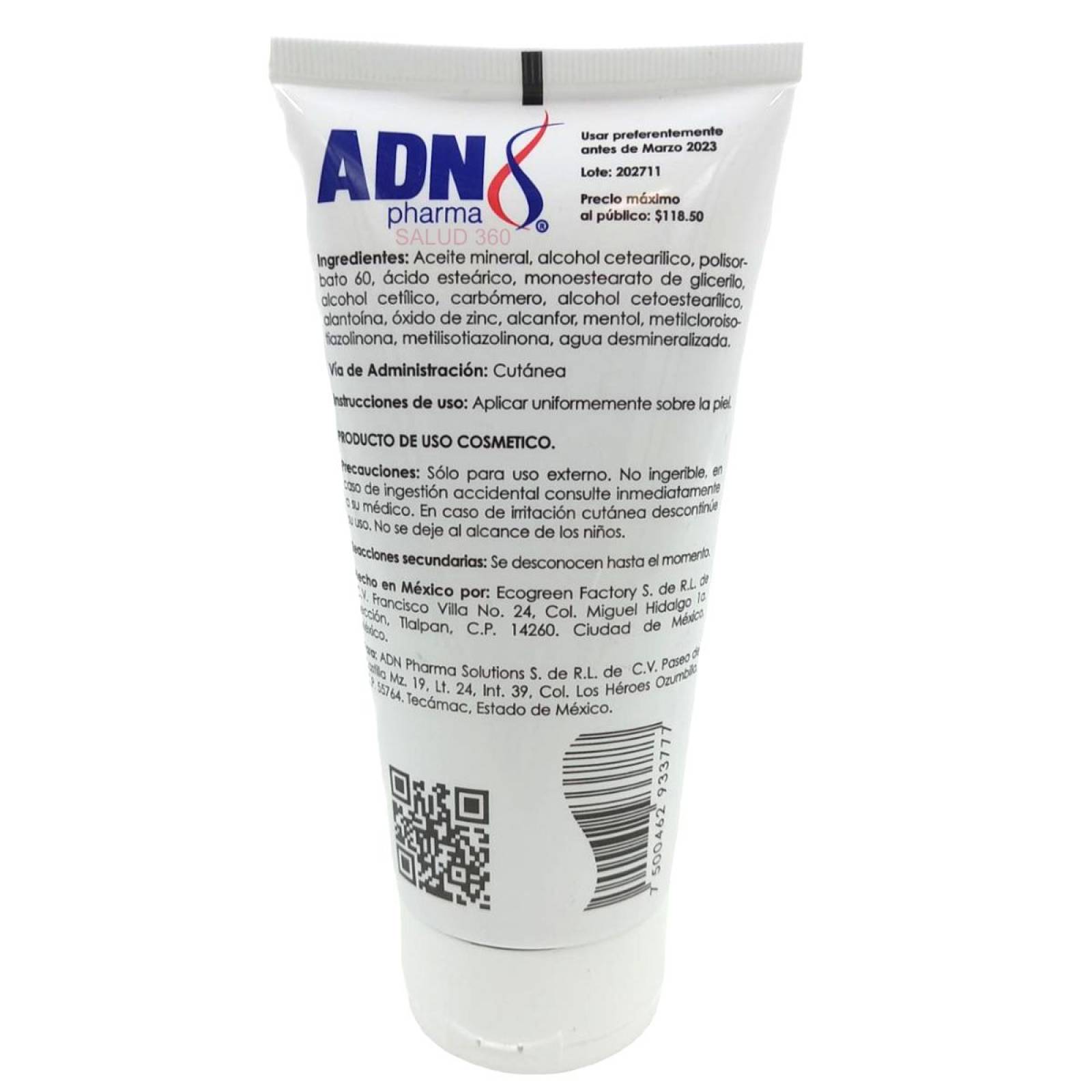 Crema De Calamina Kalamyn Marca ADN