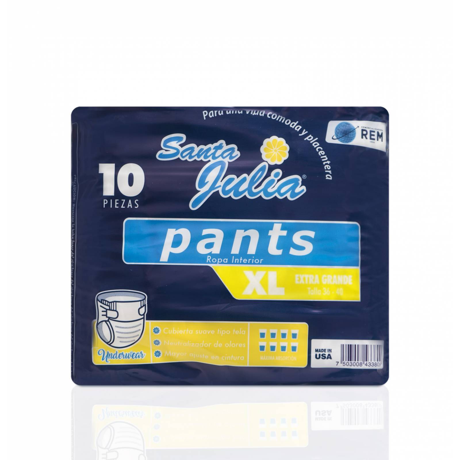 Pañales Tipo Calzon Para Adulto Caja Con 80 Pzs