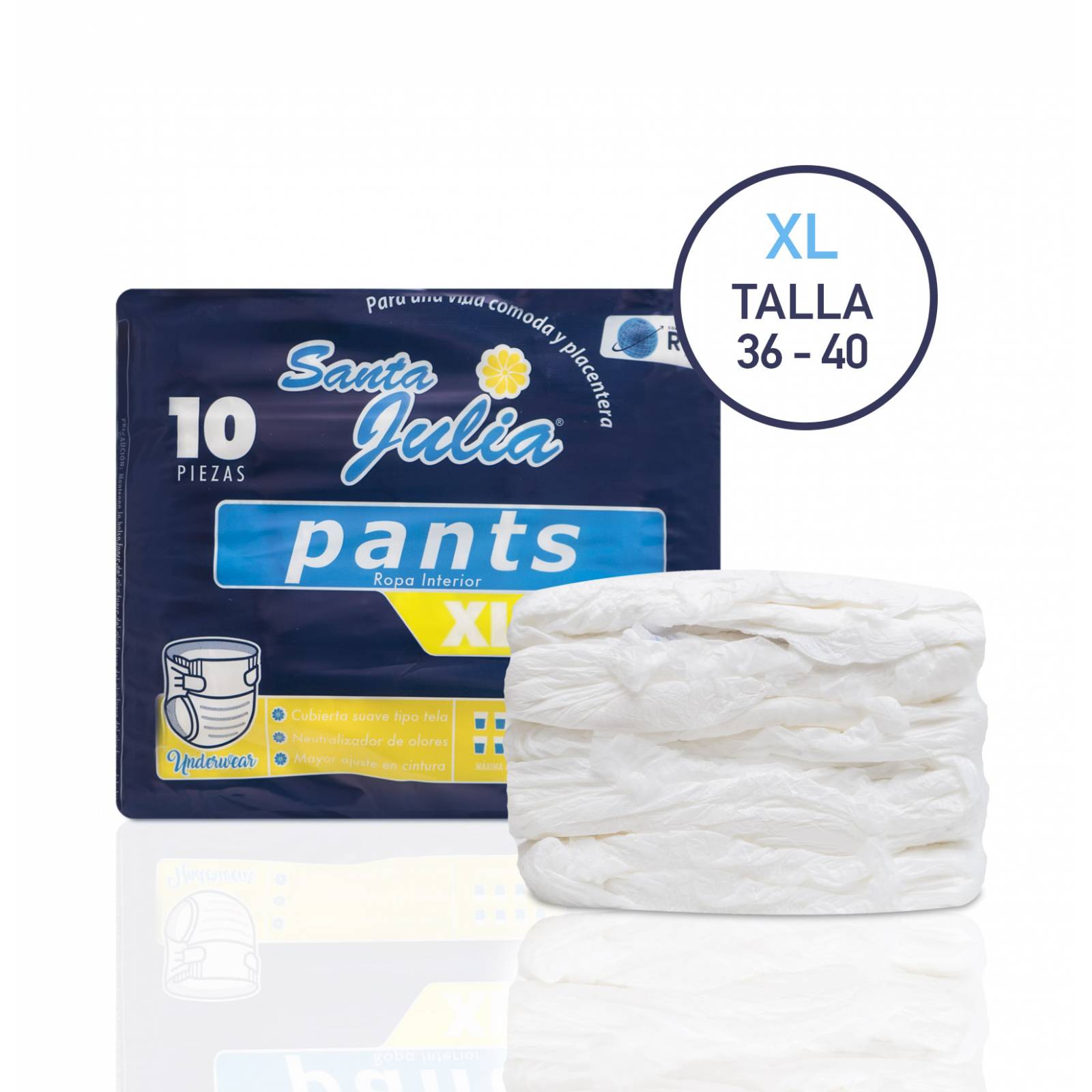 Pañales Tipo Calzon Para Adulto Caja Con 80 Pzs