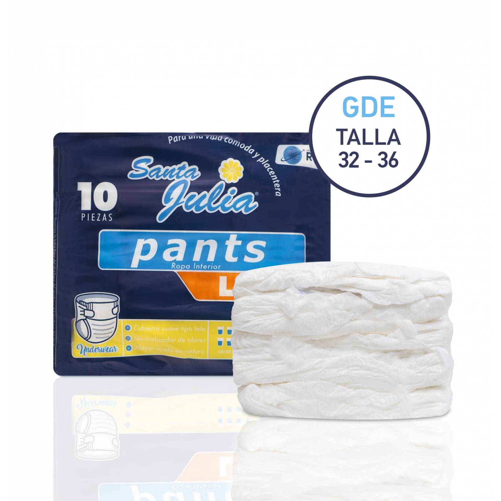 Pañales Tipo Calzon Para Adulto Caja Con 80 Pzs