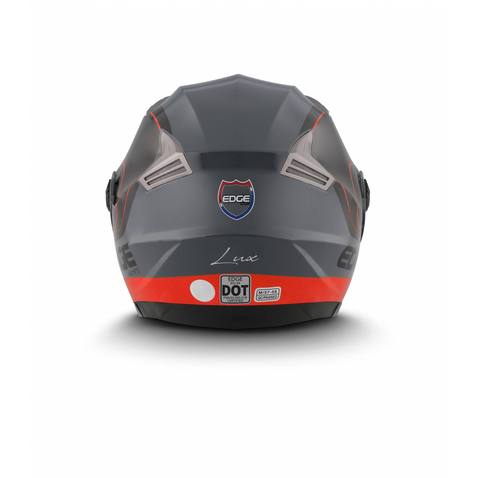 Casco Motocicleta Abierto Semi Integral Marca Edge   Jaguar  