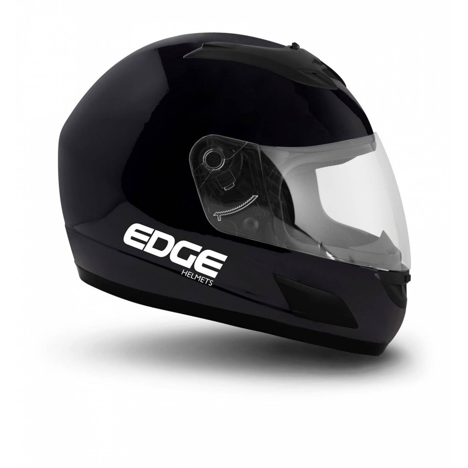 Casco Motocicleta Completo Integral Marca Edge   Laser   Cerrado Visor