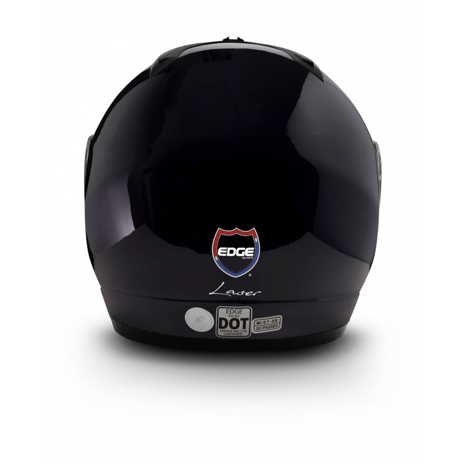 Casco Motocicleta Completo Integral Marca Edge   Laser   Cerrado Visor