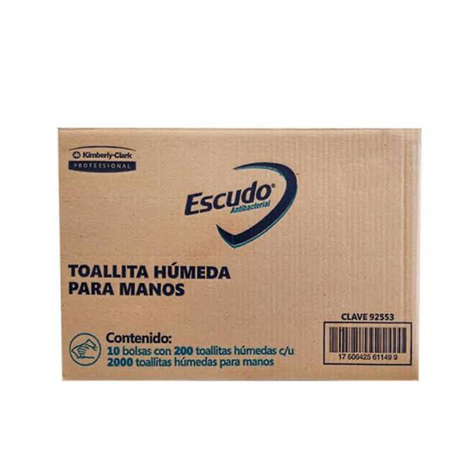 Toallitas Antibacteriales Marca ESCUDO Sobre Individual
