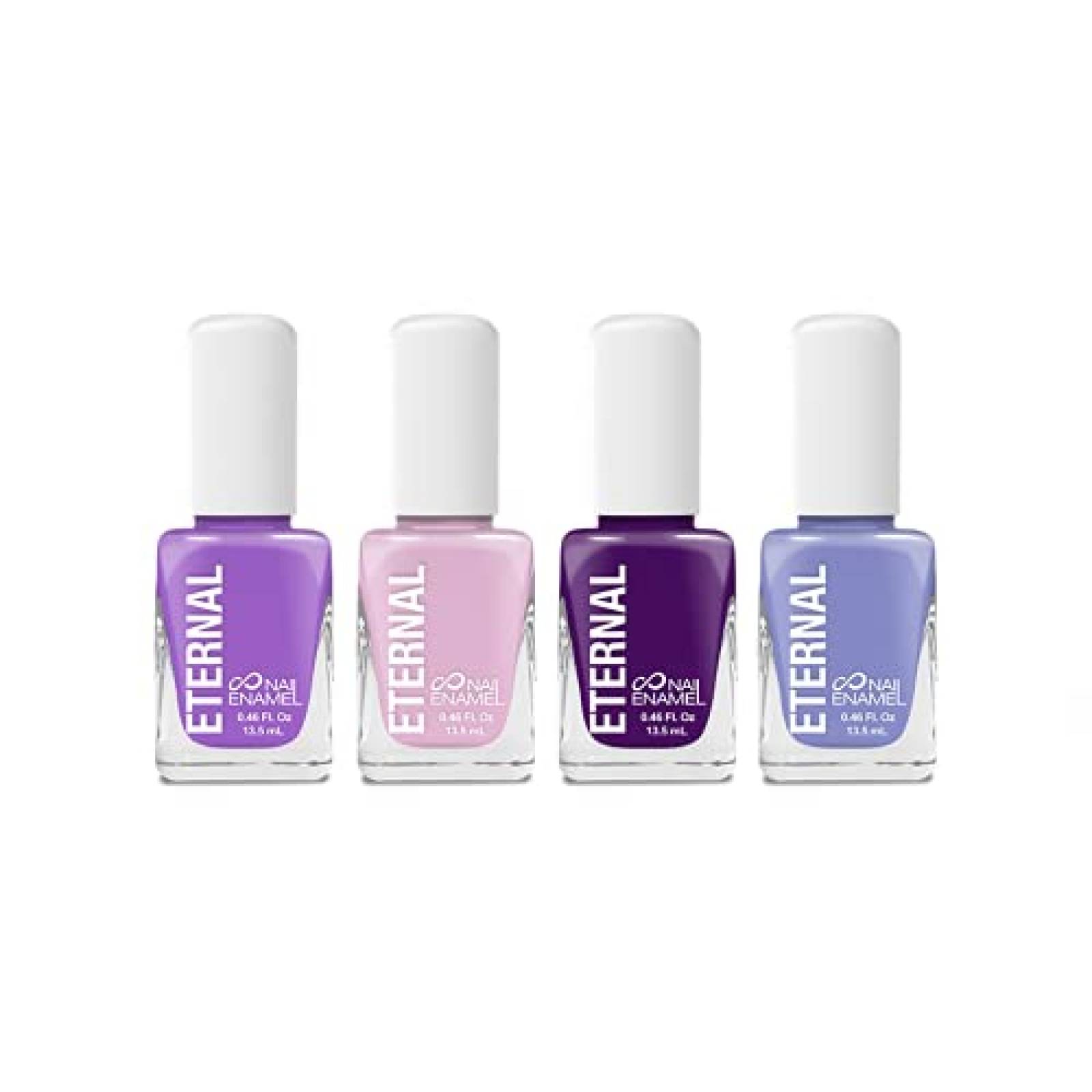 Eternal 4 Colección   Juego de 4 esmaltes de uñas de larga duración brillo espejo laca de secado rápido 
