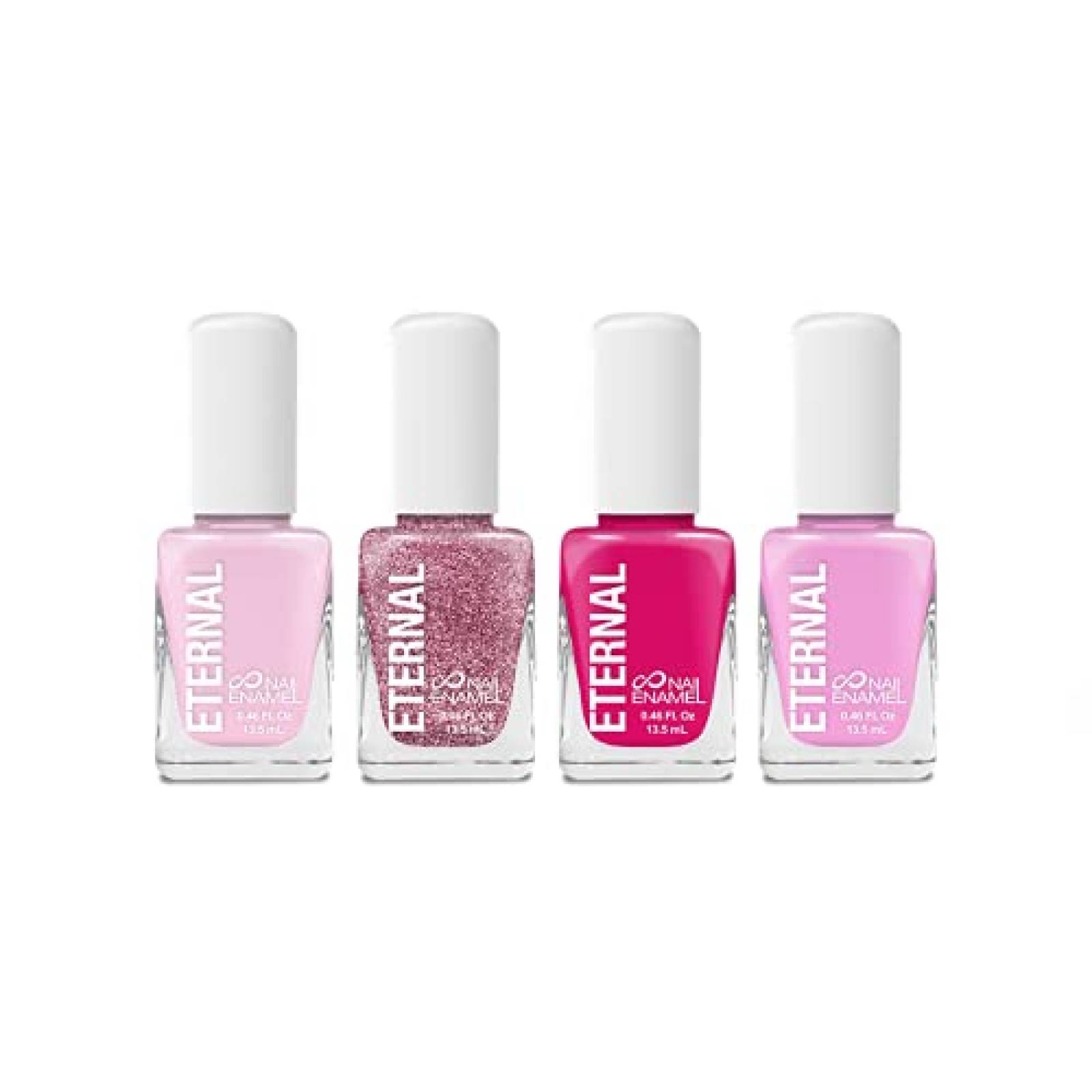 Eternal 4 Esmalte de Uñas    Juego de 4 Piezas: Larga Duración Secado Rápido Lacado