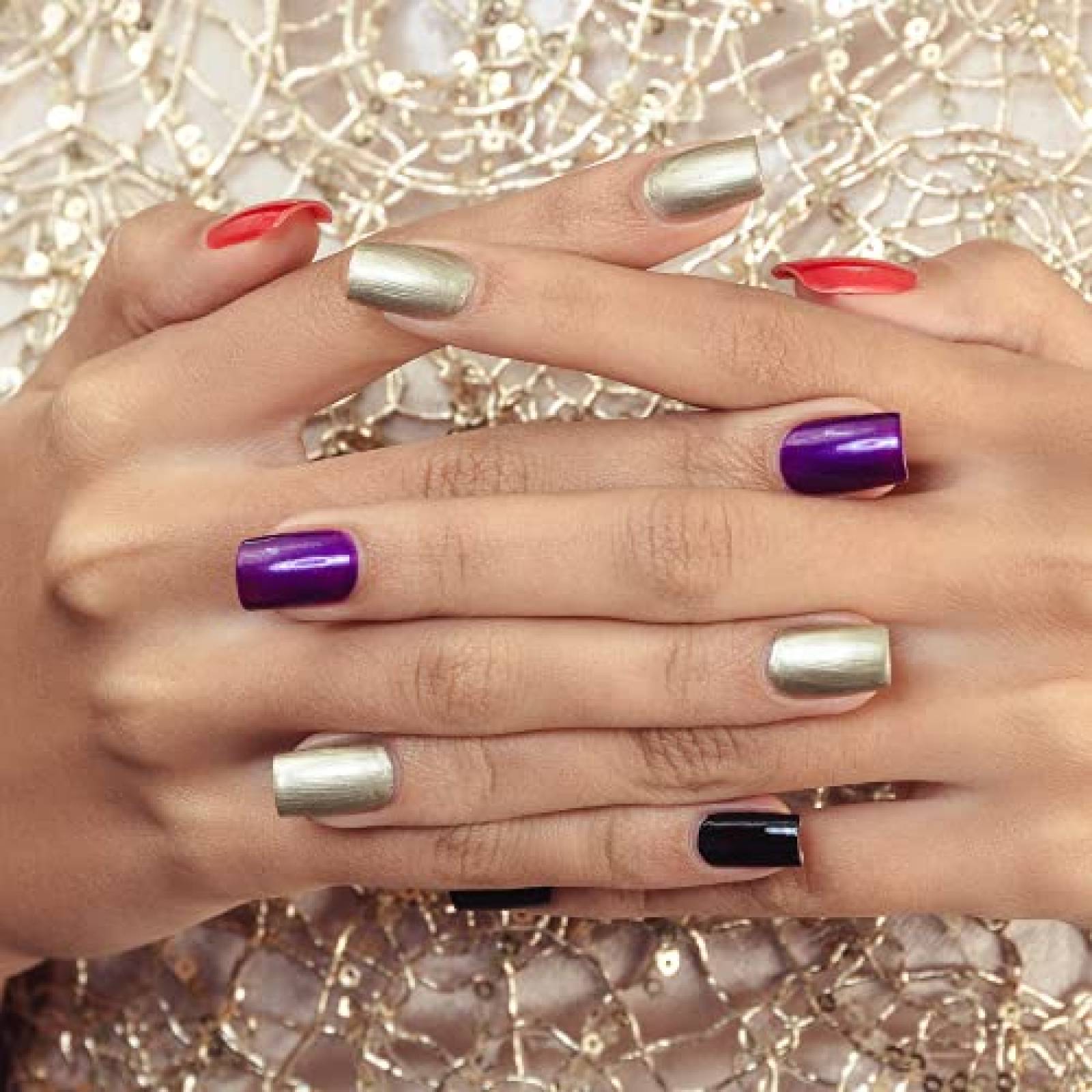 Eternal 4 Esmalte de Uñas Juego de 4 Piezas: Larga Duración Secado Rápido Lacado
