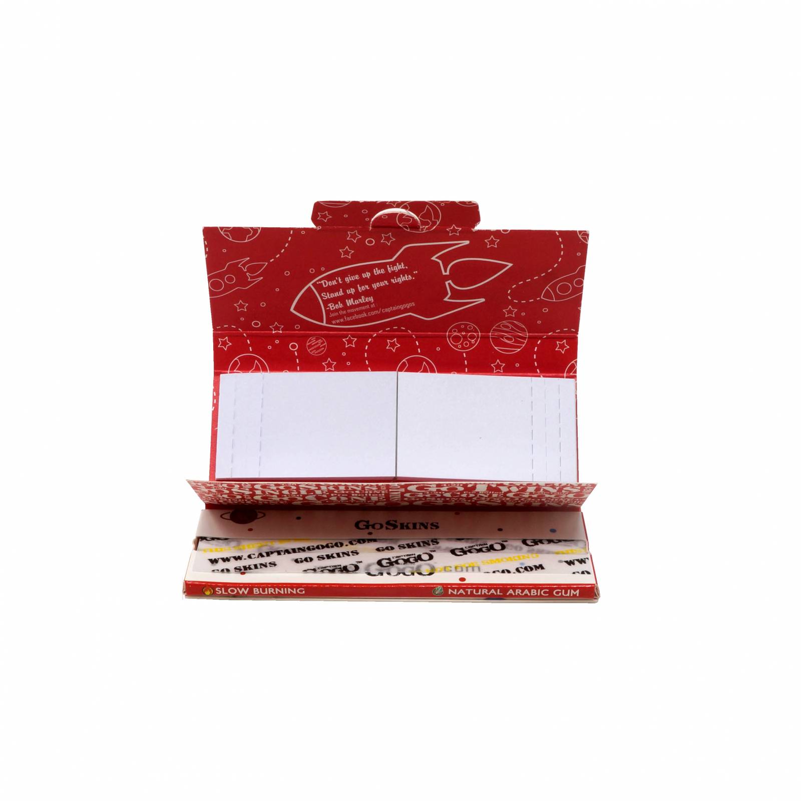 Papel para fumar Premium 1 1 4 Plus Tips Marca Captain Gogo Caja con 24 Libros 