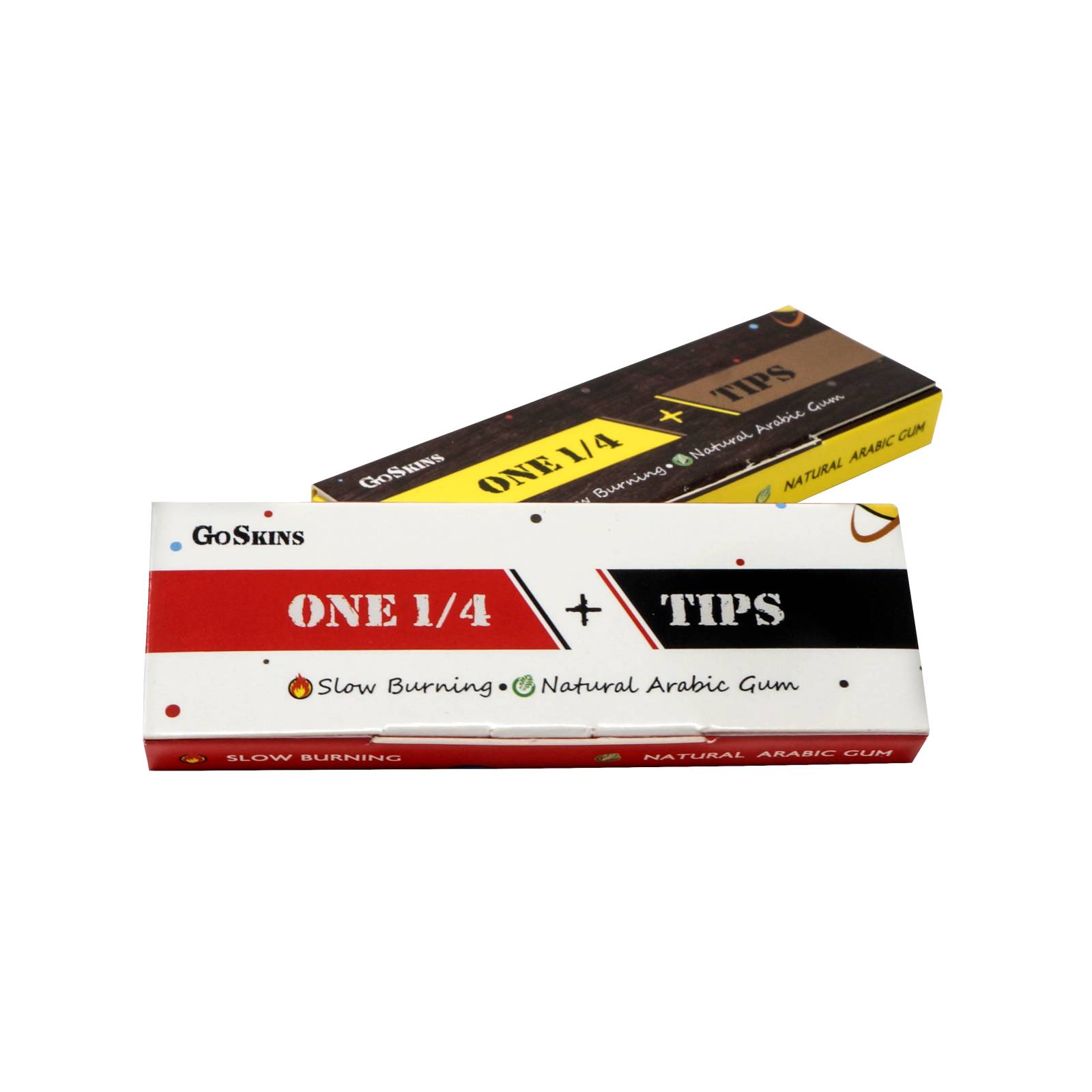 Papel para fumar Premium 1 1 4 Plus Tips Marca Captain Gogo Caja con 24 Libros 