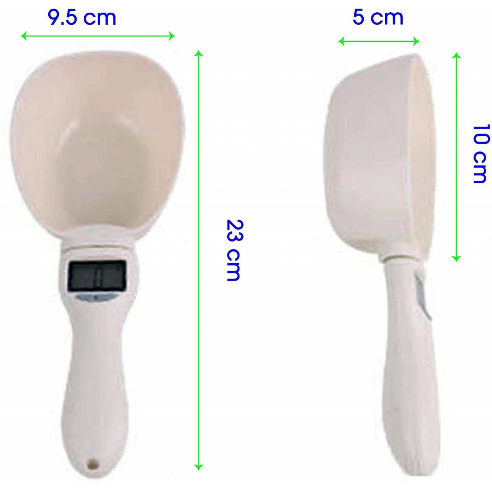 CHIC FANTASY bascula para mascotas cuchara gramera digital Cuchara báscula