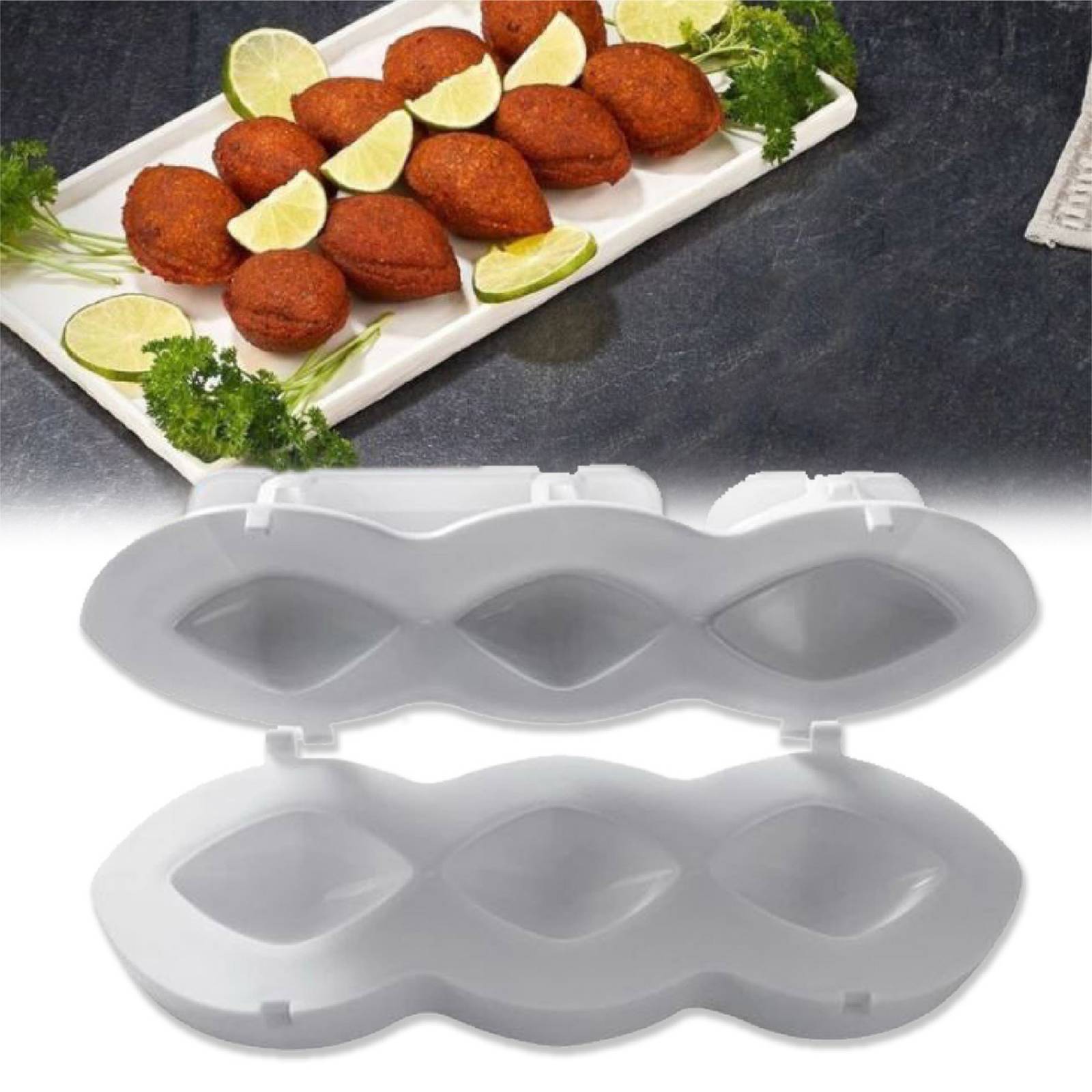 RD ROYAL COOK Molde de kipe Herramienta de Prensa Para Hacer Kibbeh