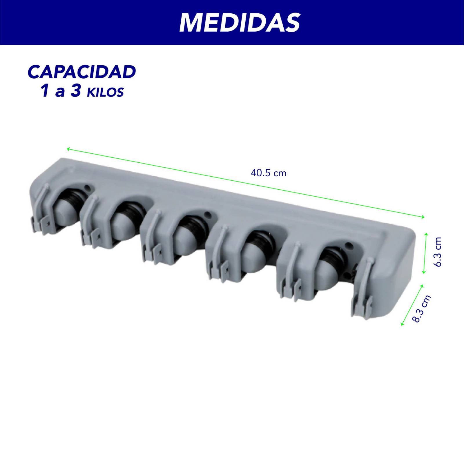 CHIC FANTASY Organizador de escobas Colgante de escobas organizador de pared y clóset