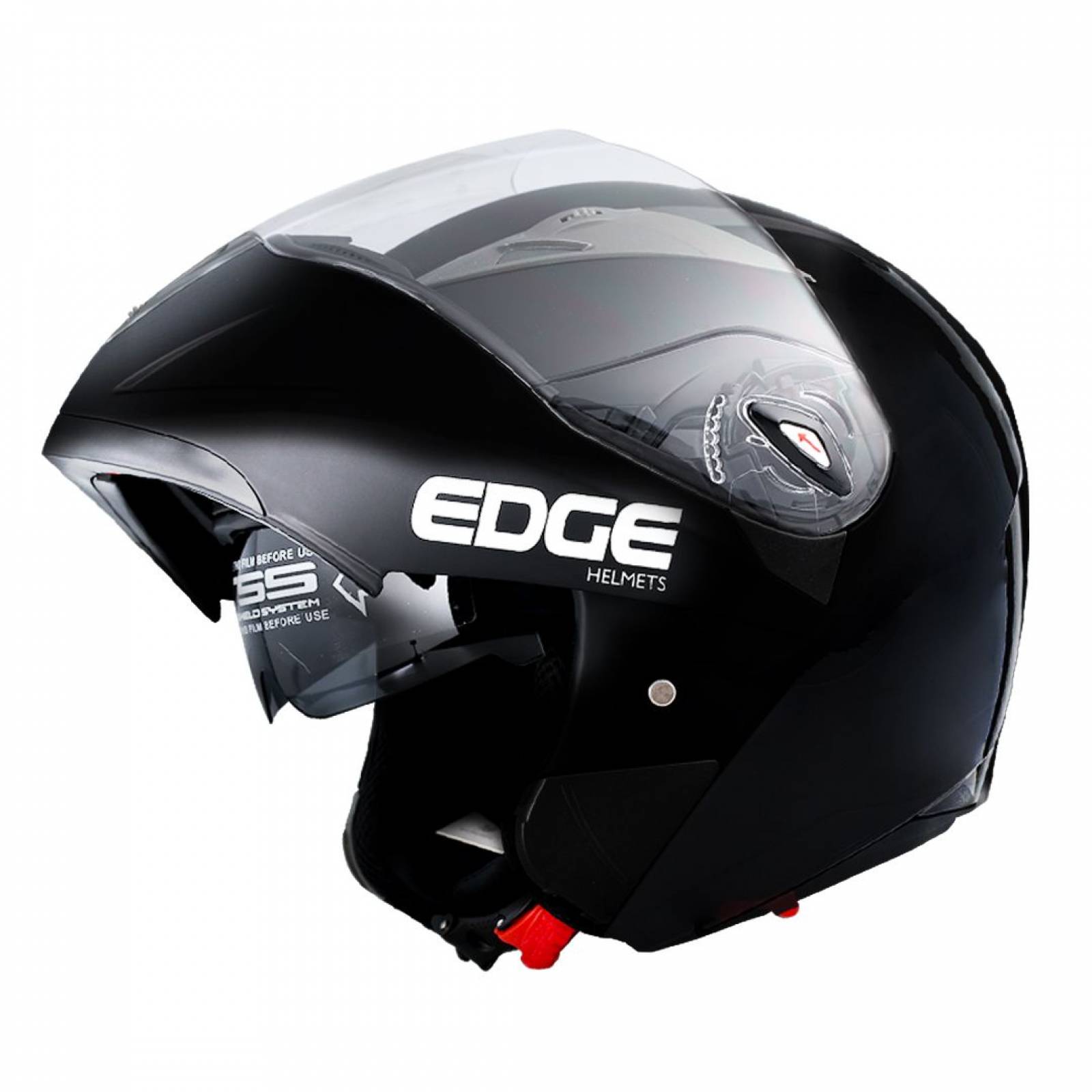 Casco Motocicleta ABATIBLE Marca Edge Jet 1