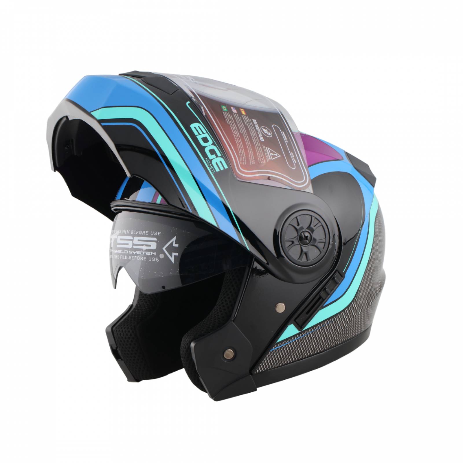 CASCO EDGE ABATIBLE TURBO MOSCU 