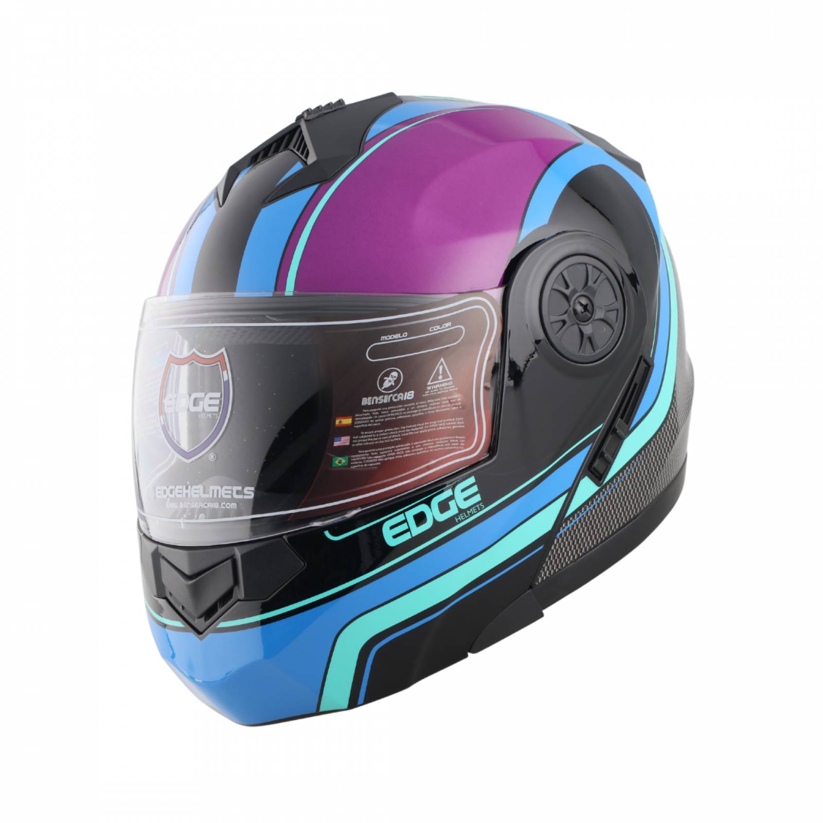 CASCO EDGE ABATIBLE TURBO MOSCU 