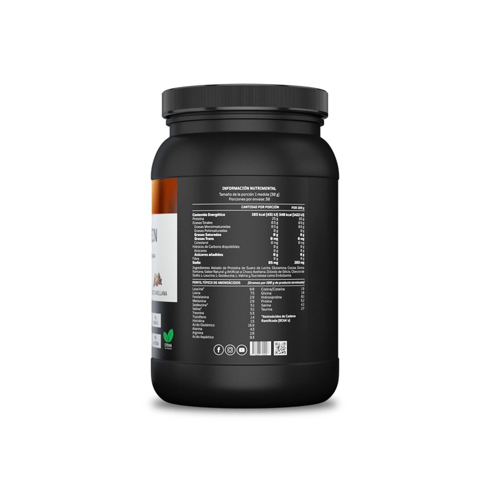 D&N Proteína de Suero de Leche isolatada ISO PROTEIN 2Lb 908gr