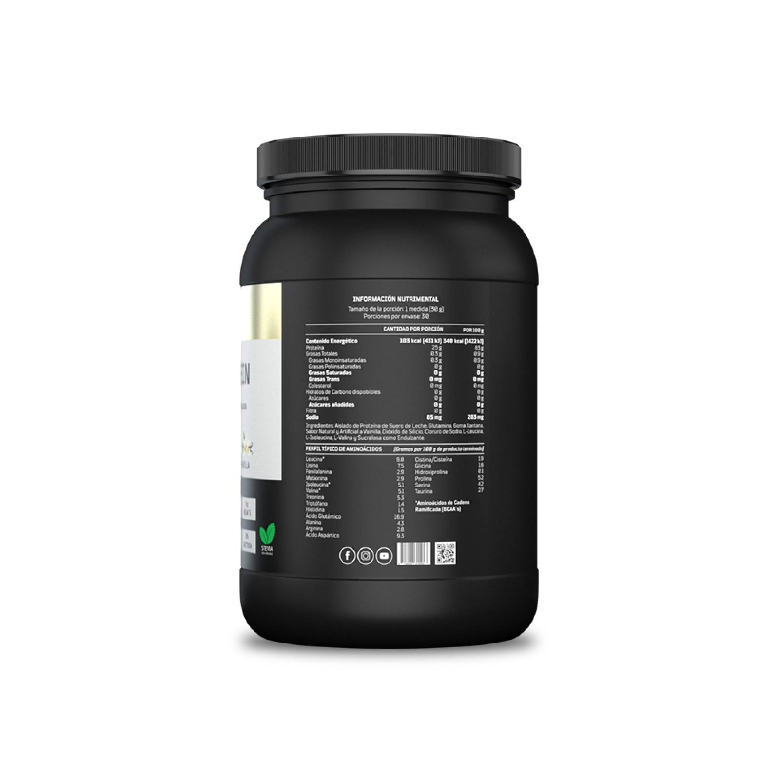 D&N Proteína de Suero de Leche isolatada ISO PROTEIN 2Lb 908gr