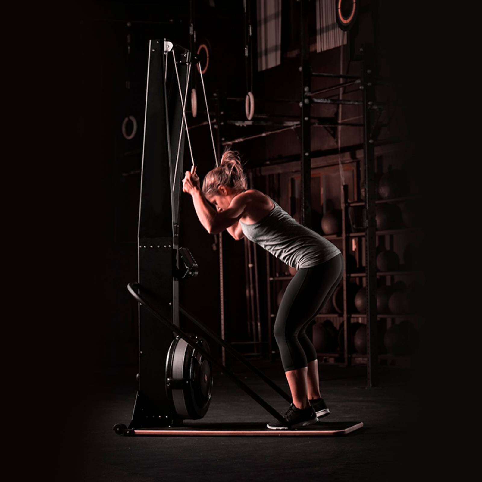 Remadora De Pie Starke Ski Machine Remadora Crossfit