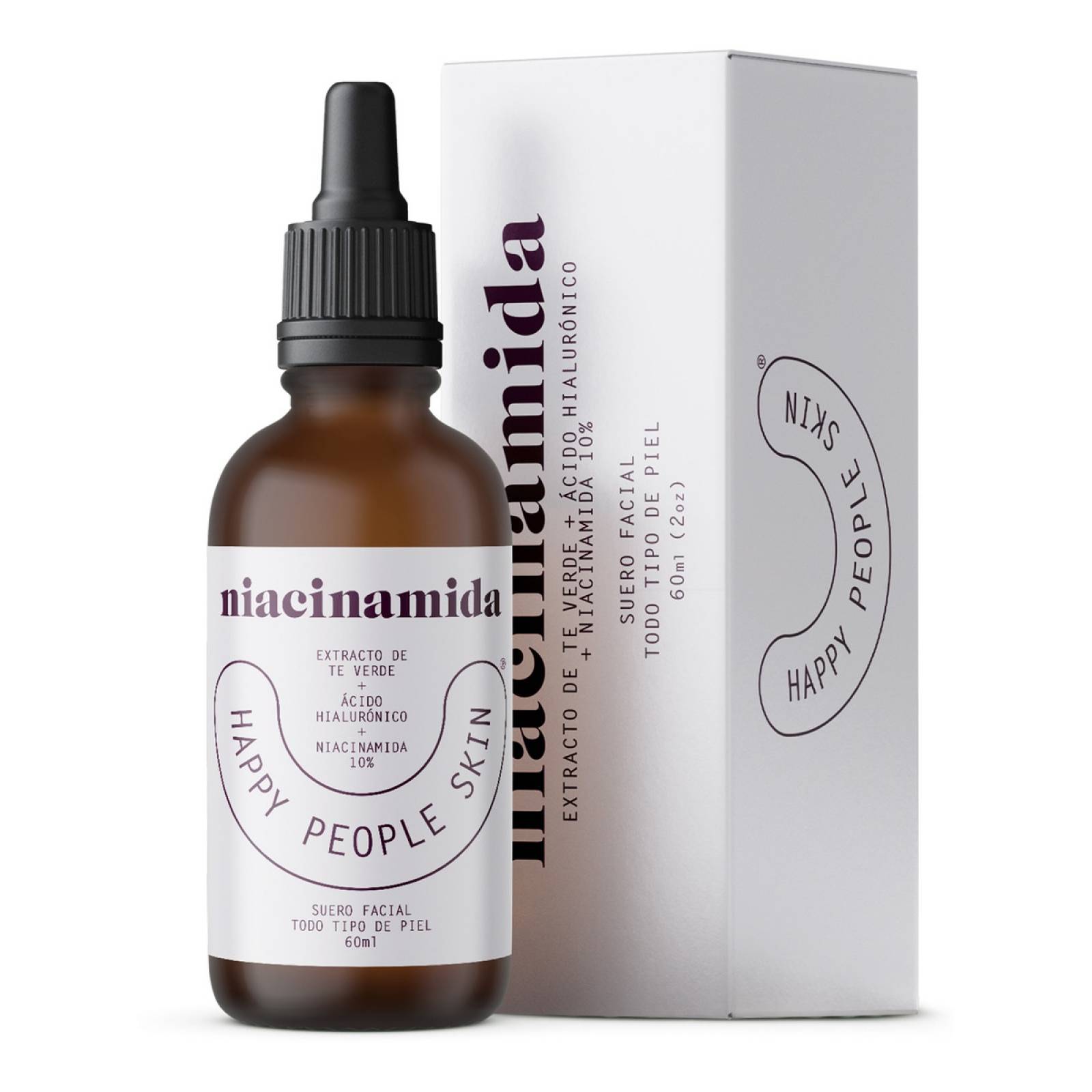 Serum Niacinamida + Acido Hialuronico Happy People Skin 60ml