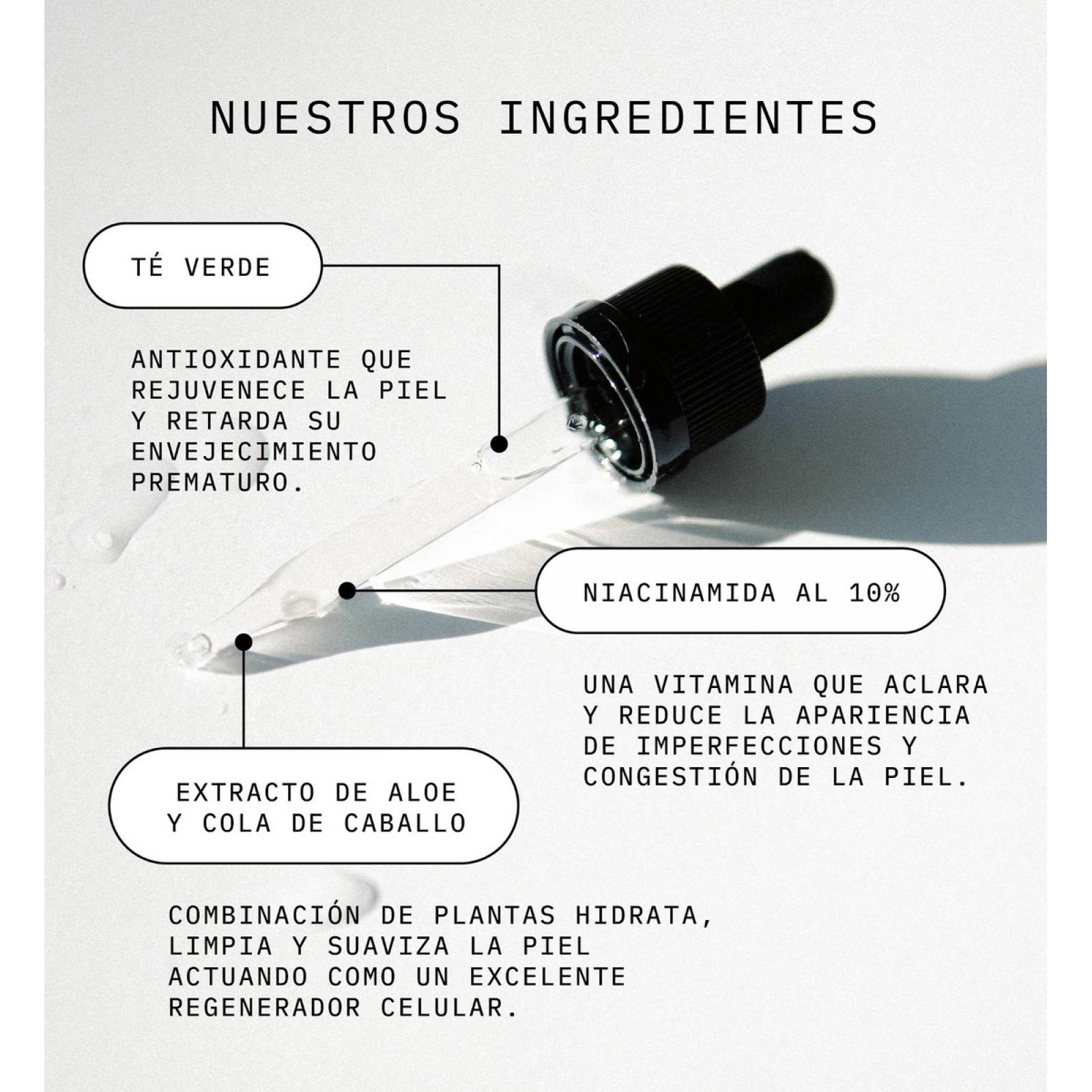 Serum Niacinamida + Acido Hialuronico Happy People Skin 60ml